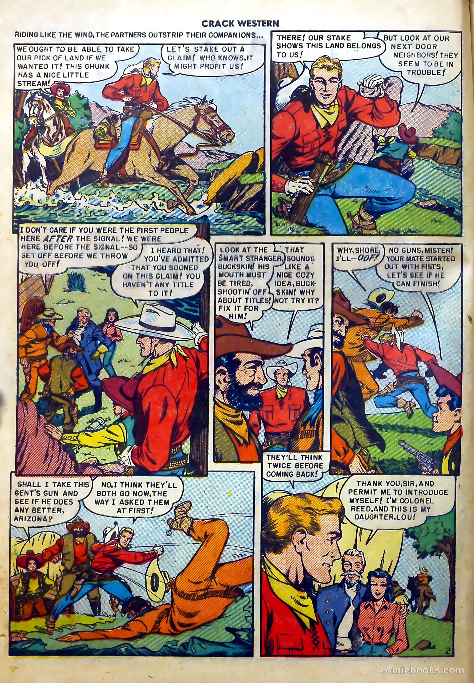 Crack Western #65 (1950) — page 4 of 36