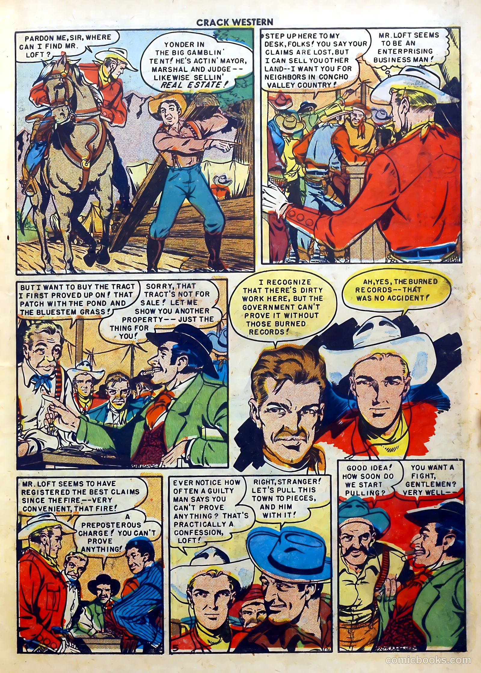 Crack Western #65 (1950) — page 7 of 36