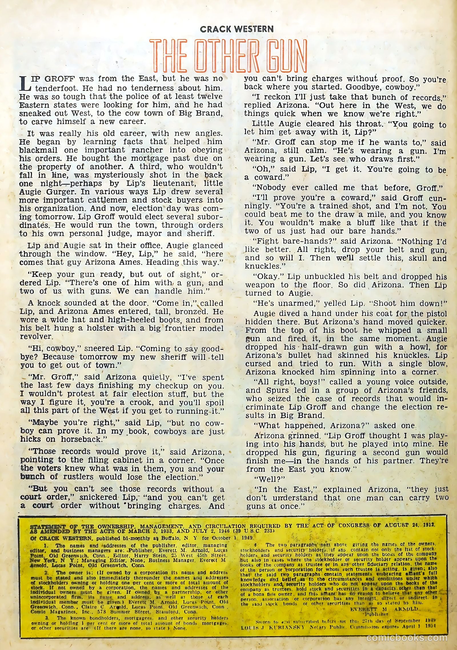 Crack Western #65 (1950) — page 26 of 36