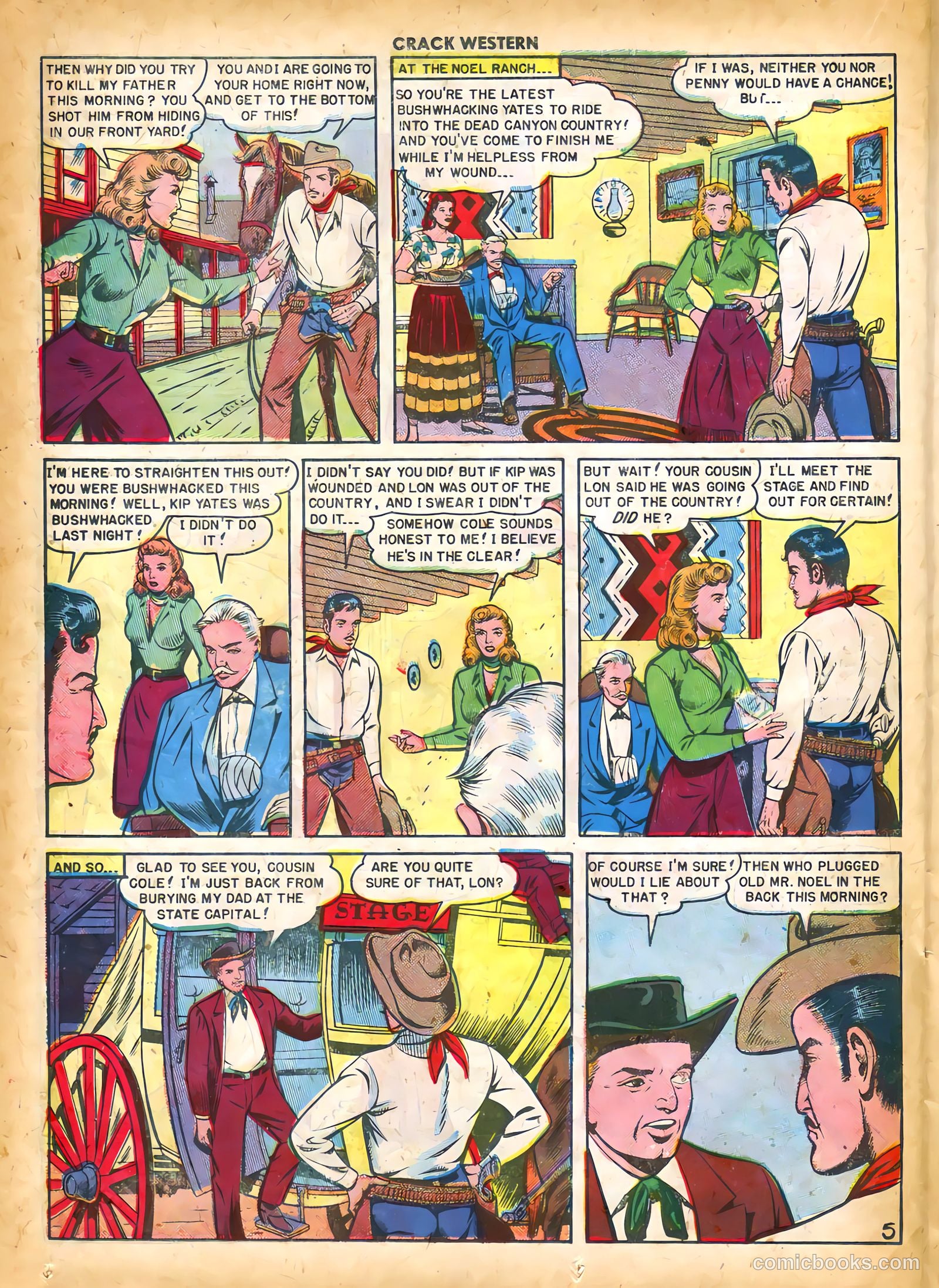 Crack Western #66 (1950) — page 22 of 36