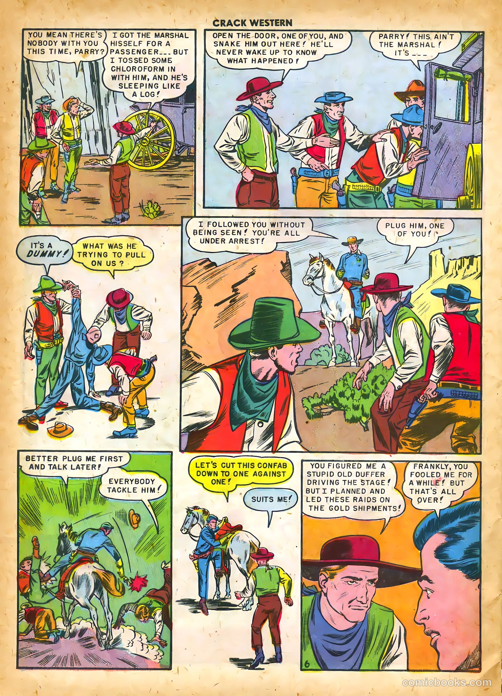 Crack Western #66 (1950) — page 32 of 36