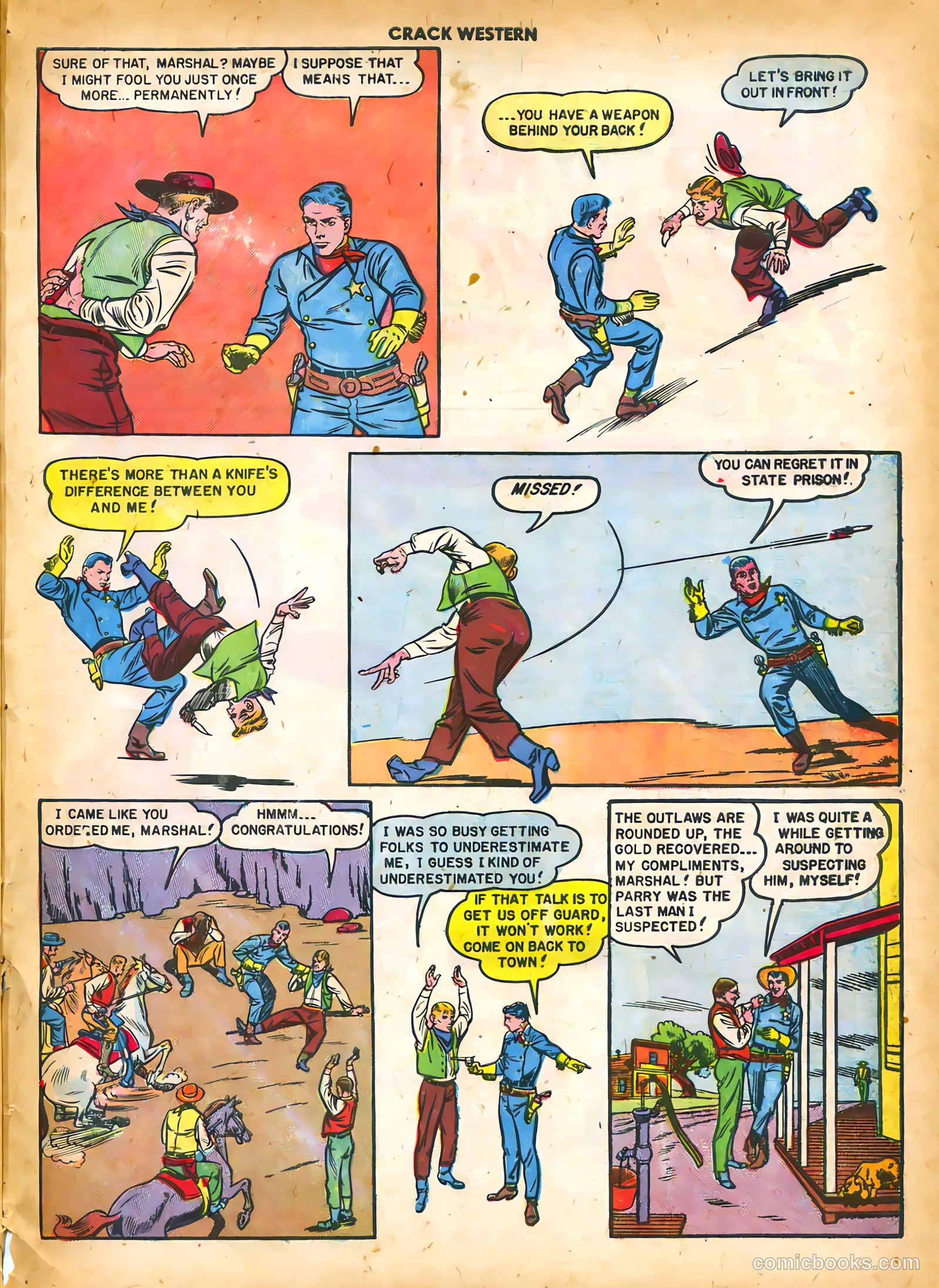 Crack Western #66 (1950) — page 33 of 36