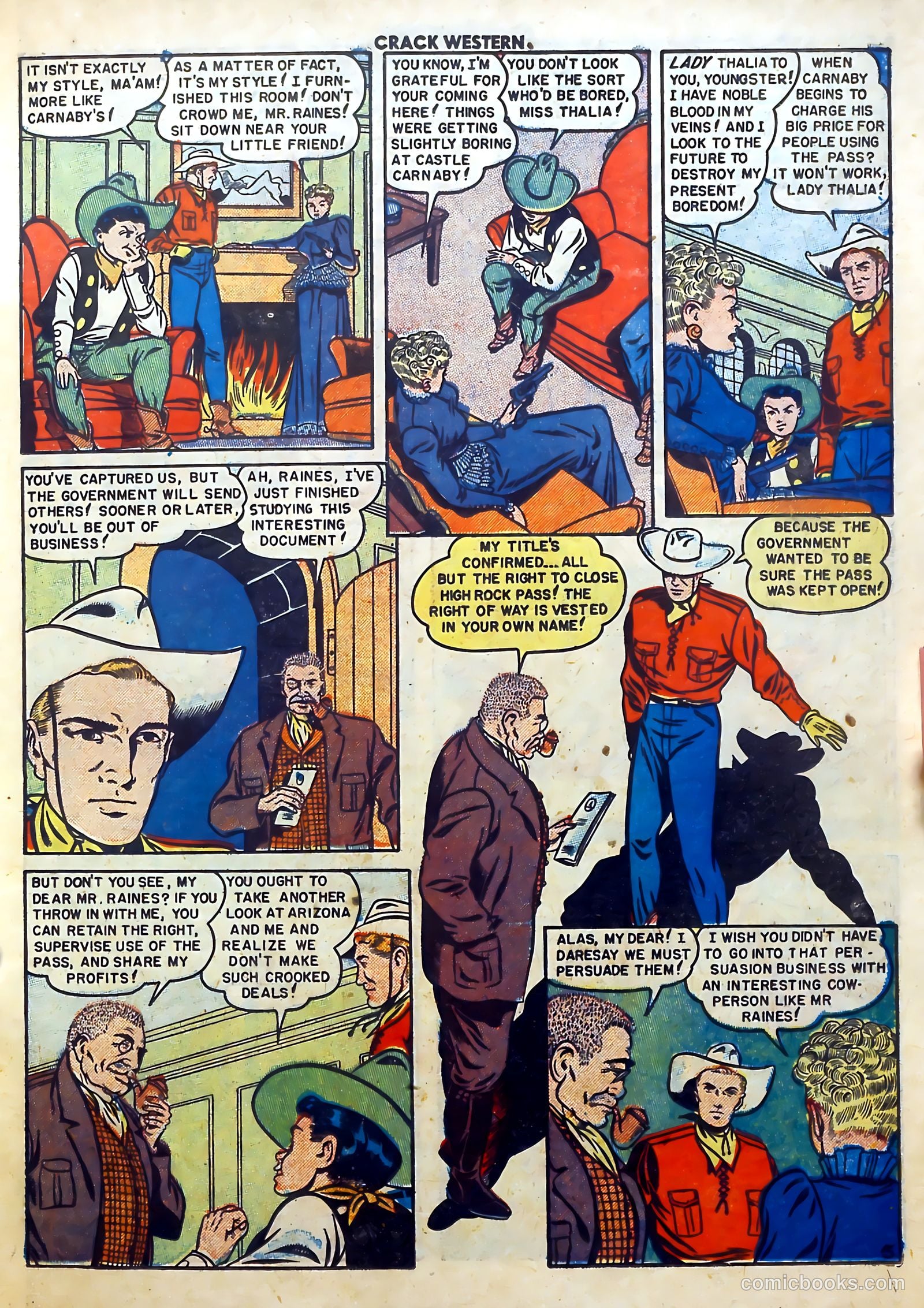 Crack Western #67 (1950) — page 7 of 36