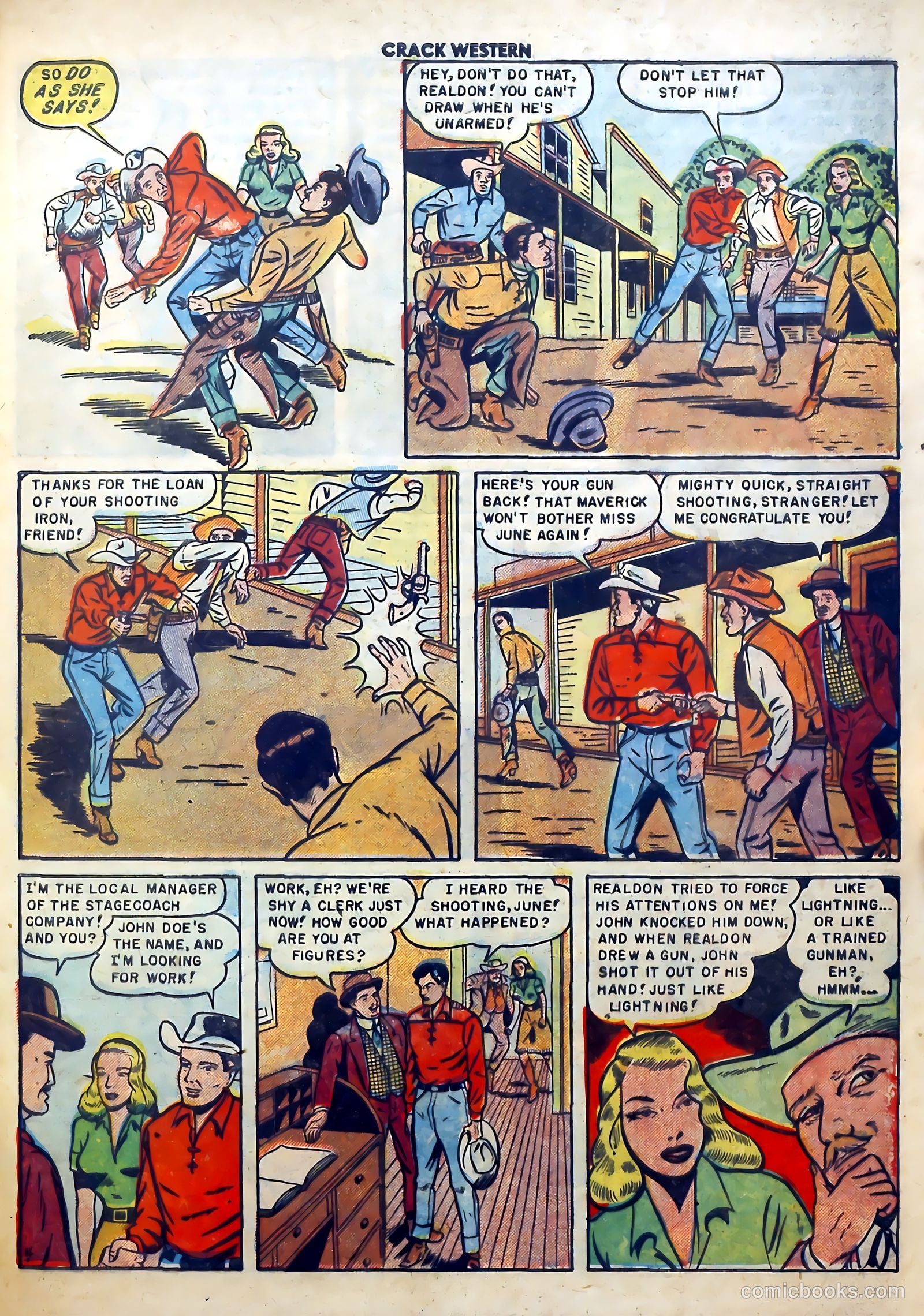 Crack Western #67 (1950) — page 21 of 36