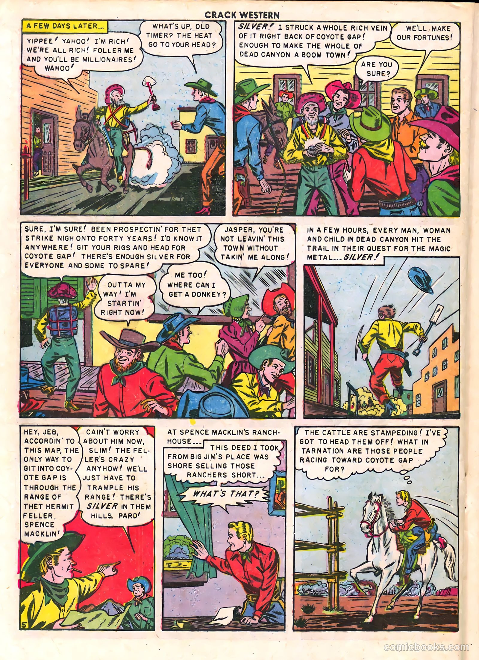 Crack Western #68 (1950) — page 22 of 36