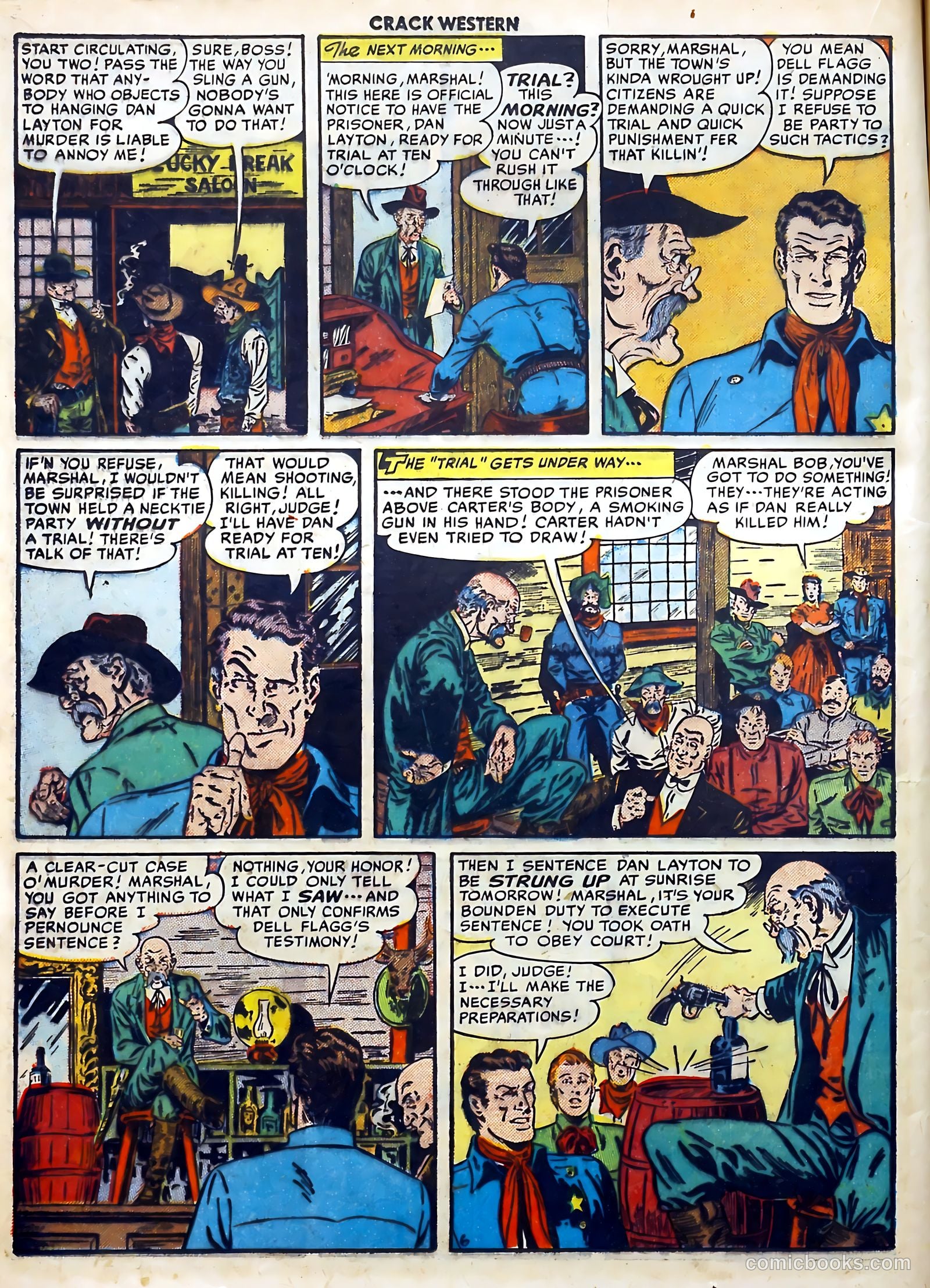 Crack Western #71 (1951) — page 20 of 52