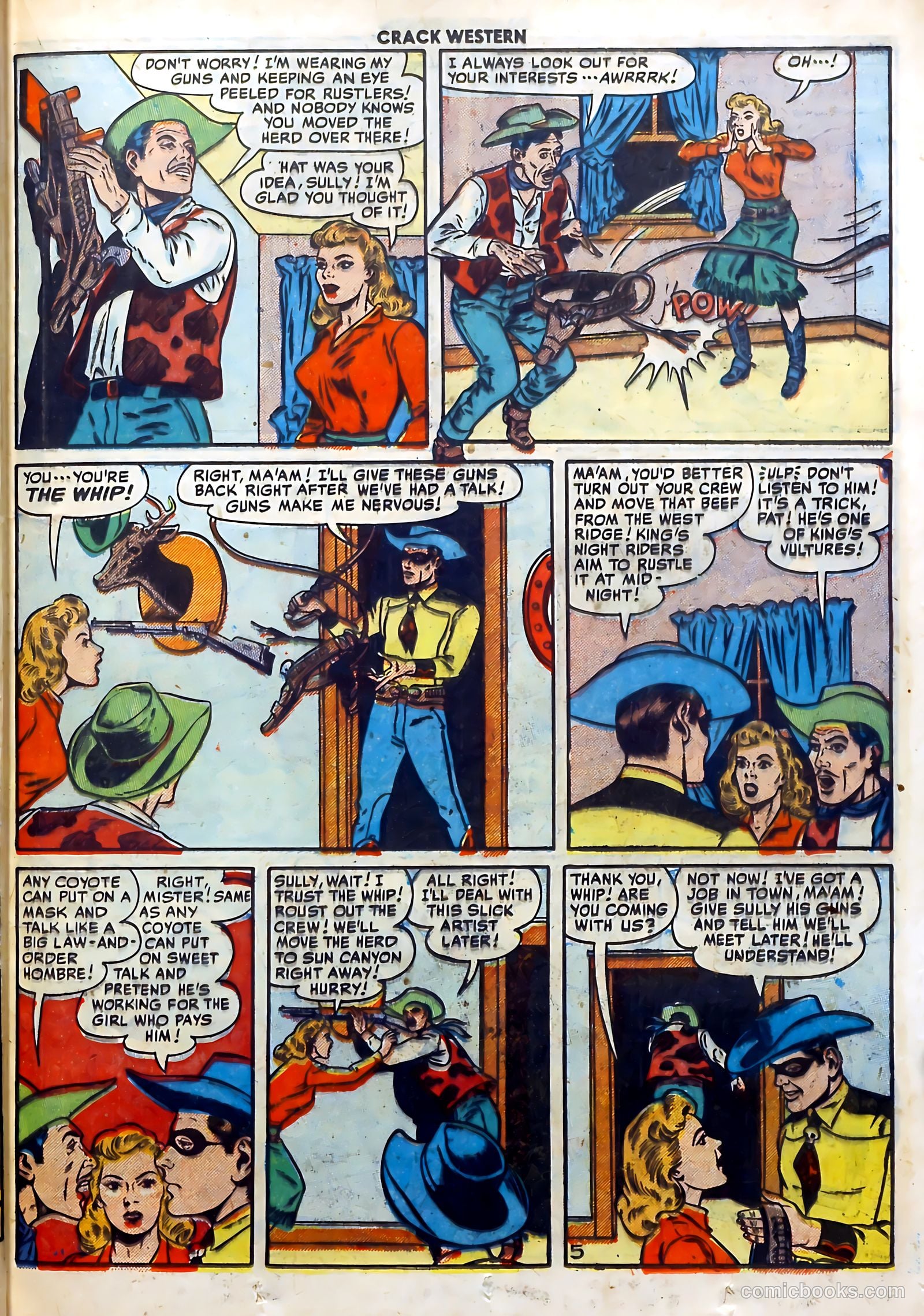 Crack Western #71 (1951) — page 35 of 52
