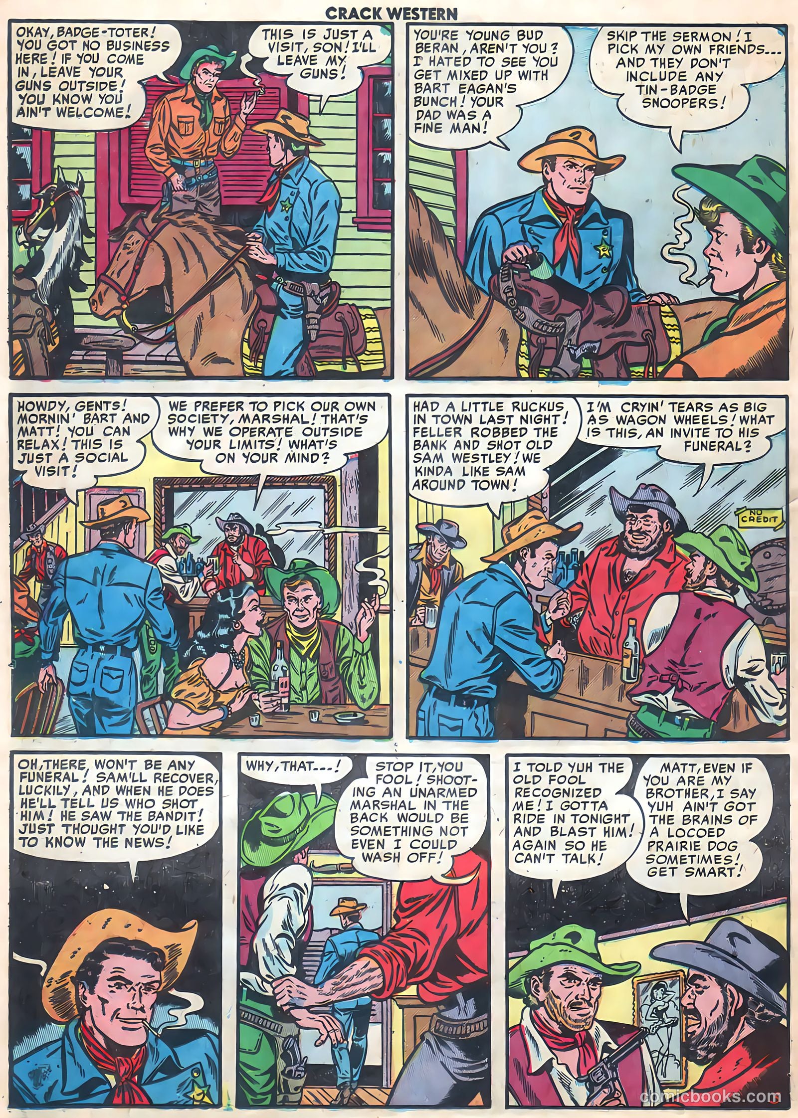 Crack Western #73 (1951) — page 35 of 53