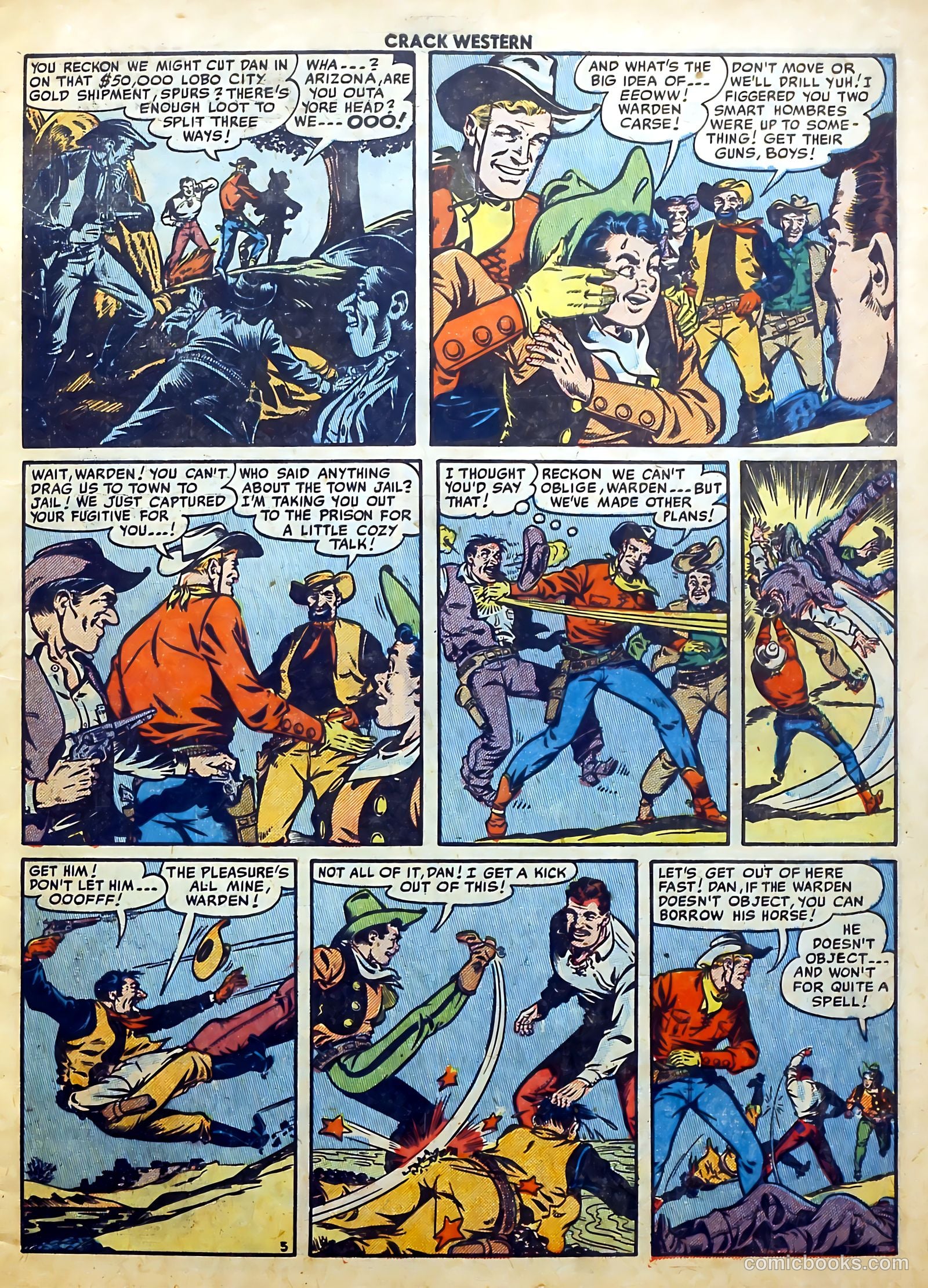 Crack Western #74 (1951) — page 7 of 36