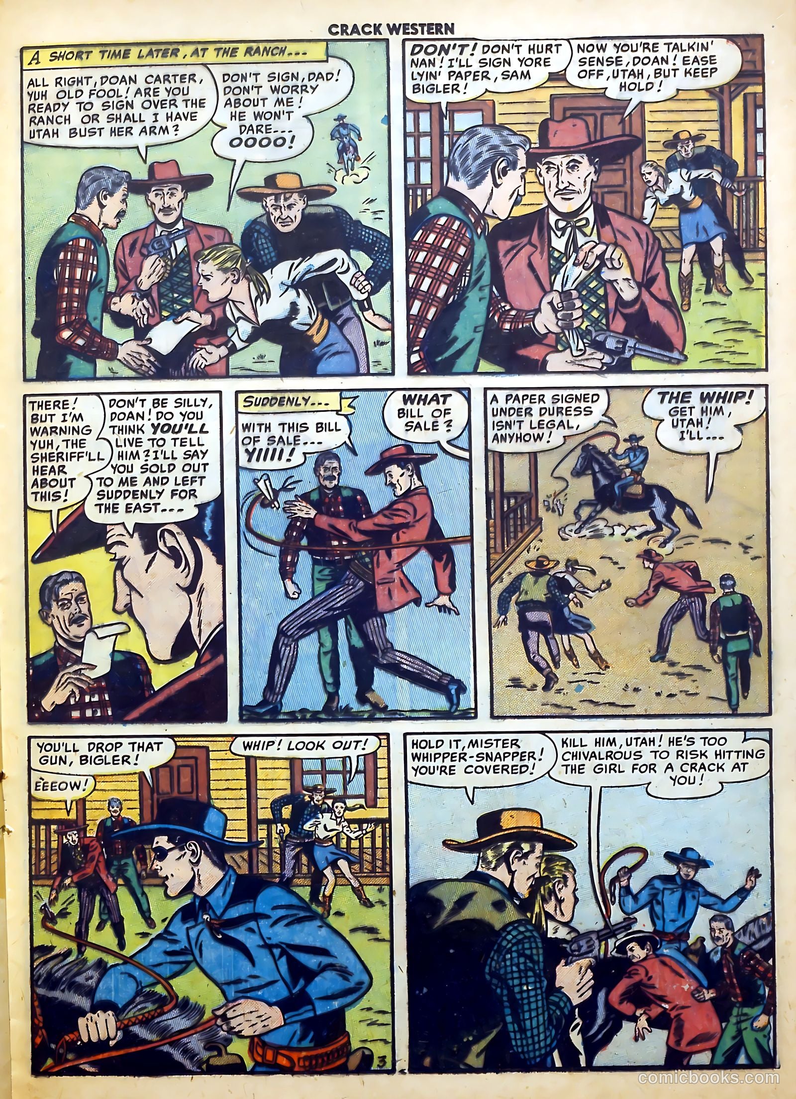 Crack Western #74 (1951) — page 21 of 36