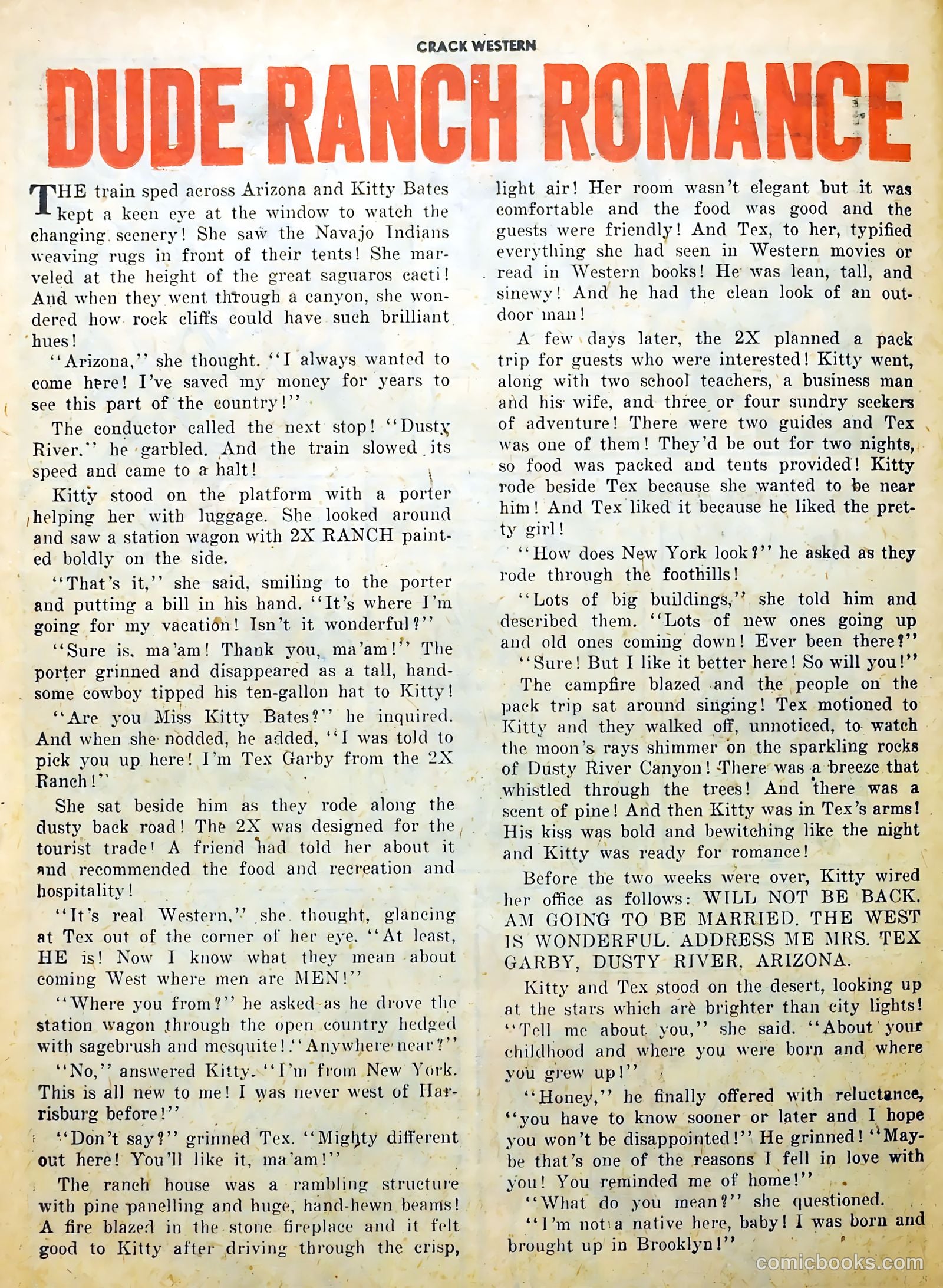 Crack Western #74 (1951) — page 26 of 36