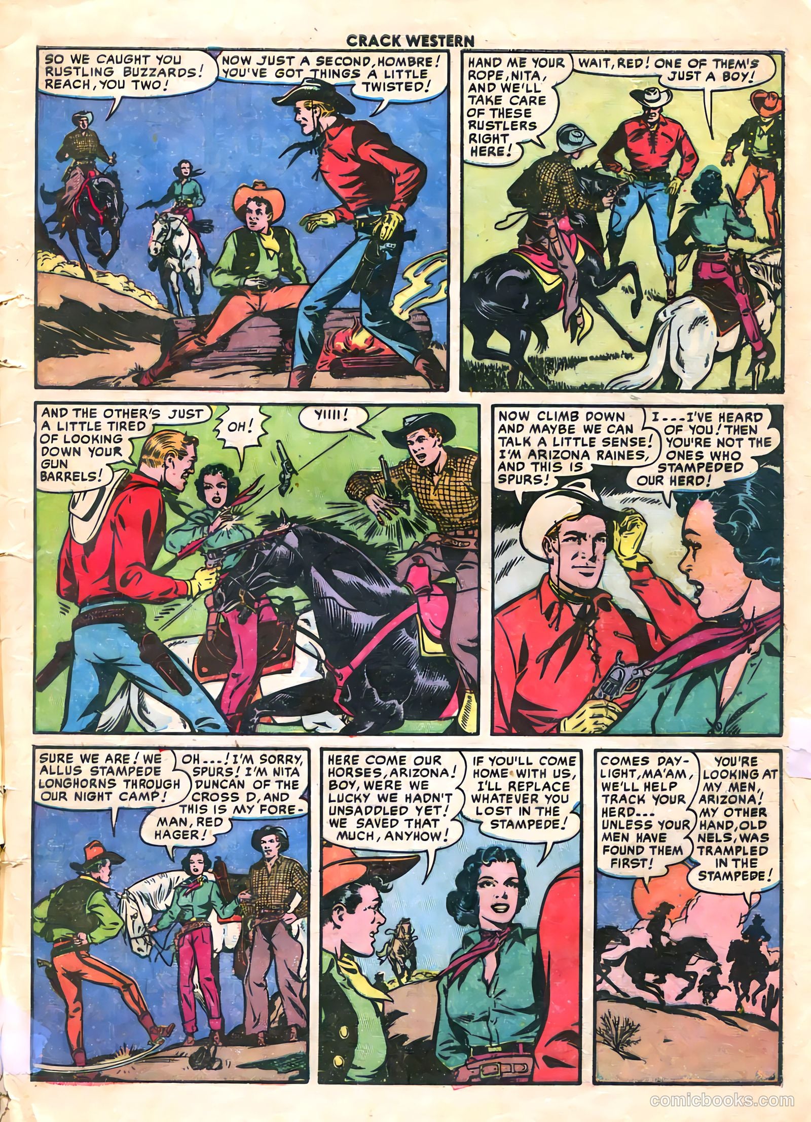 Crack Western #75 (1951) — page 6 of 37
