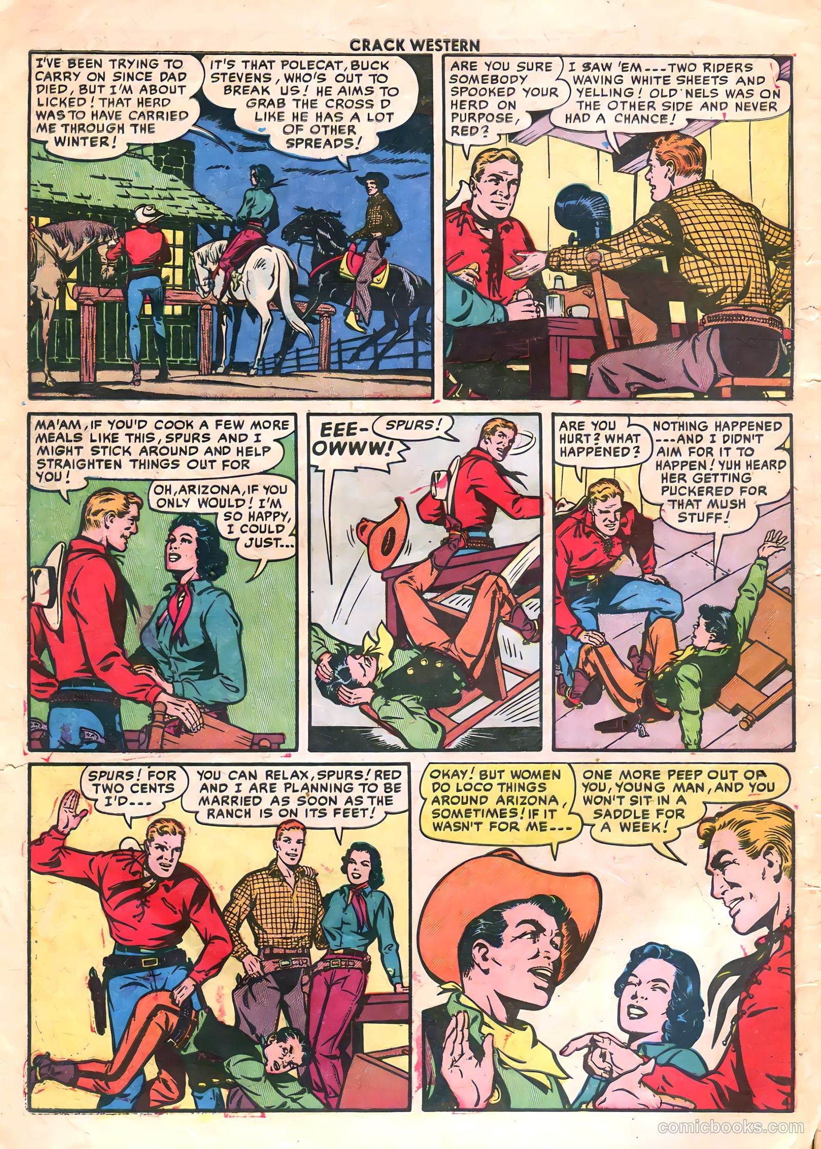 Crack Western #75 (1951) — page 7 of 37
