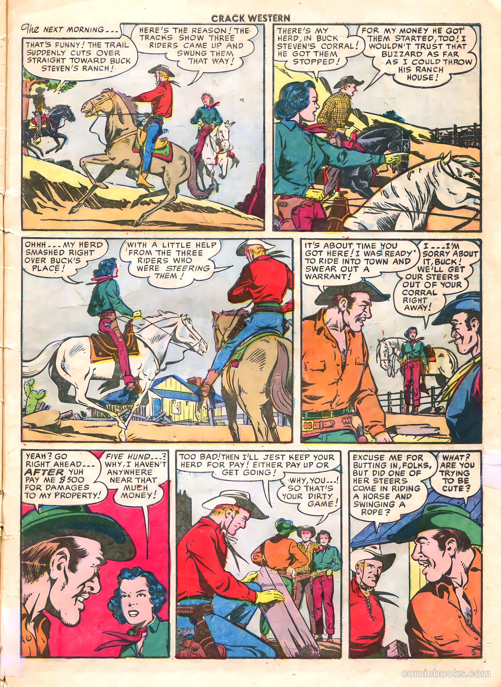 Crack Western #75 (1951) — page 8 of 37