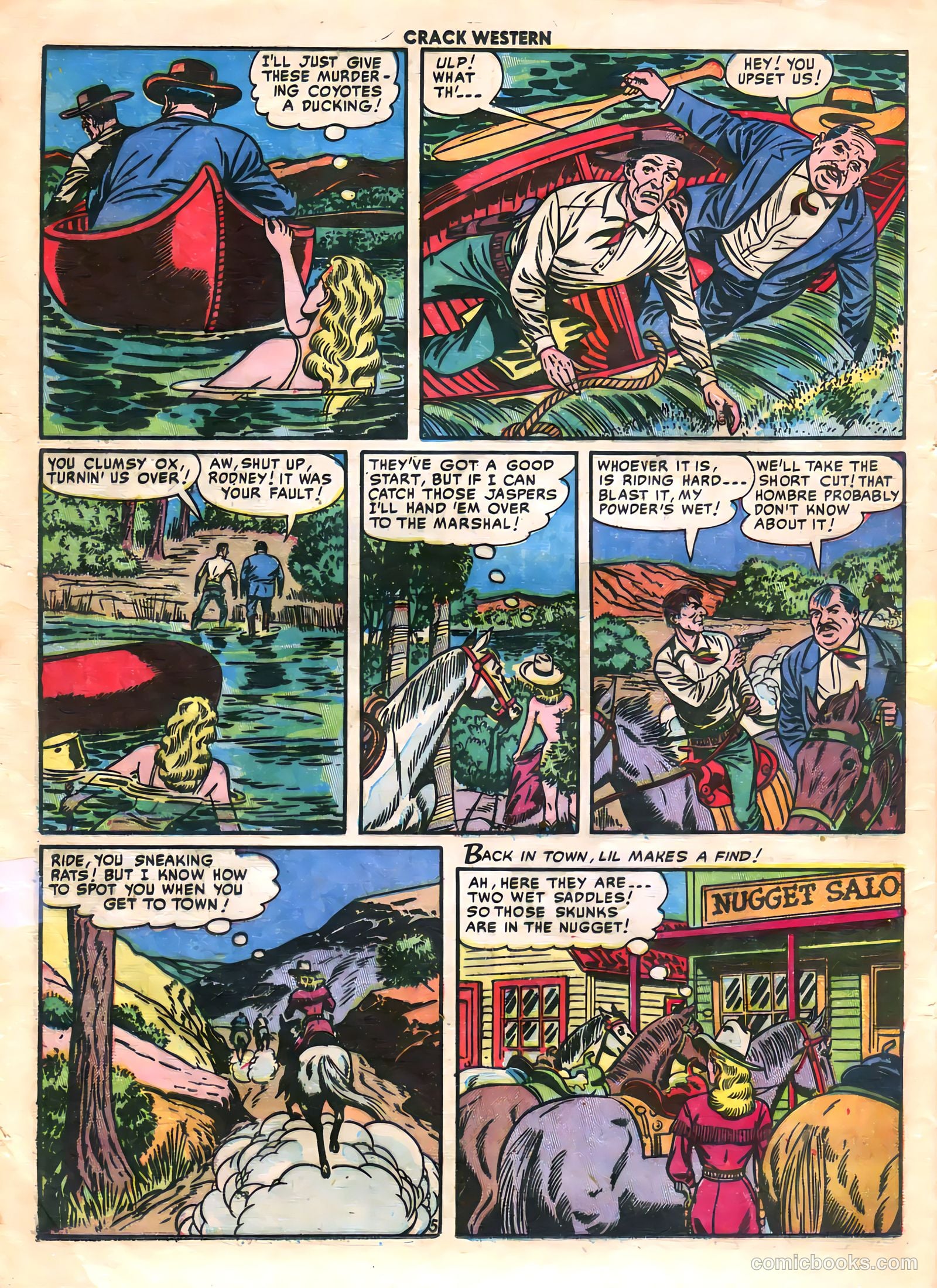 Crack Western #75 (1951) — page 17 of 37