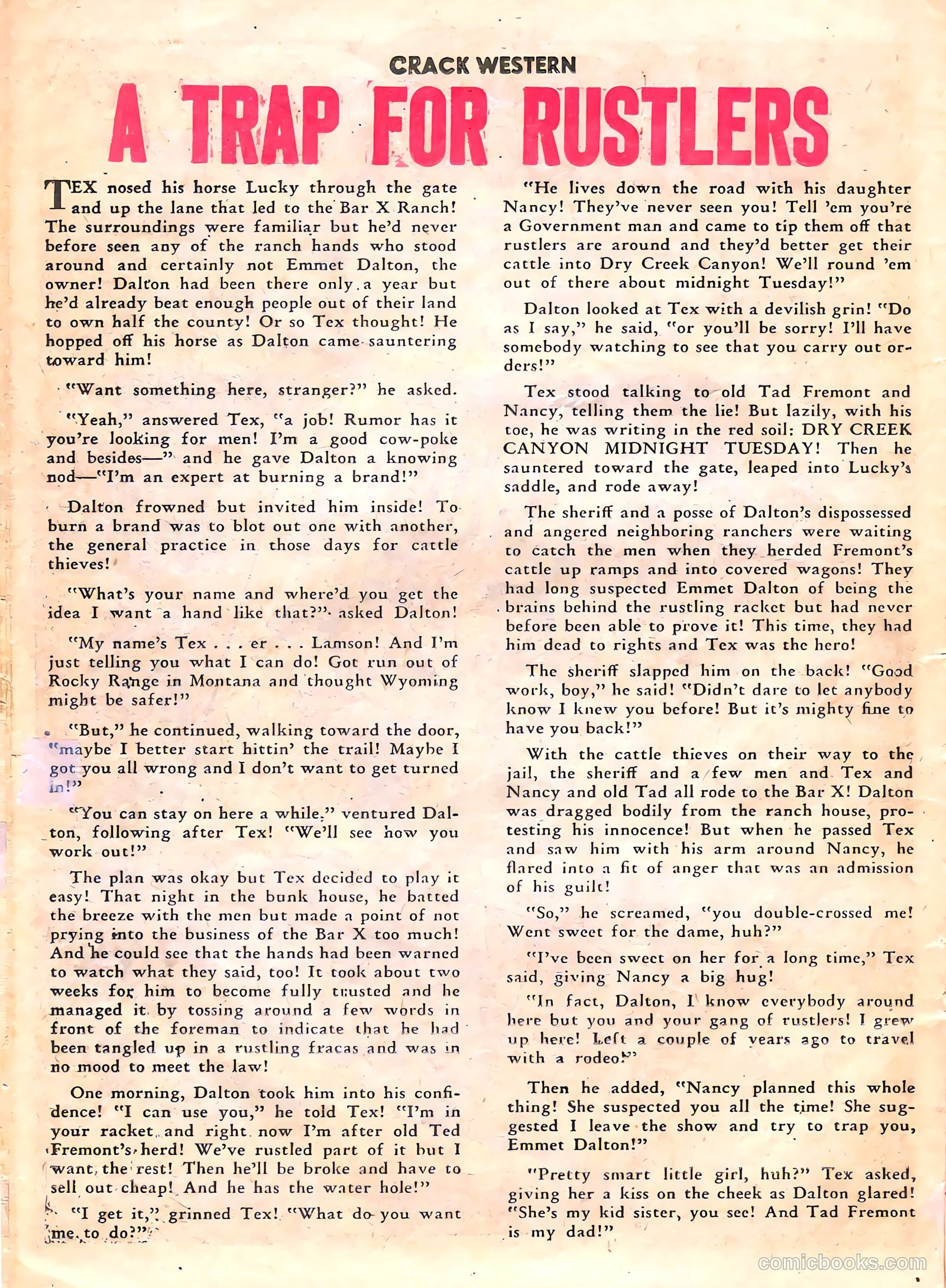 Crack Western #75 (1951) — page 27 of 37