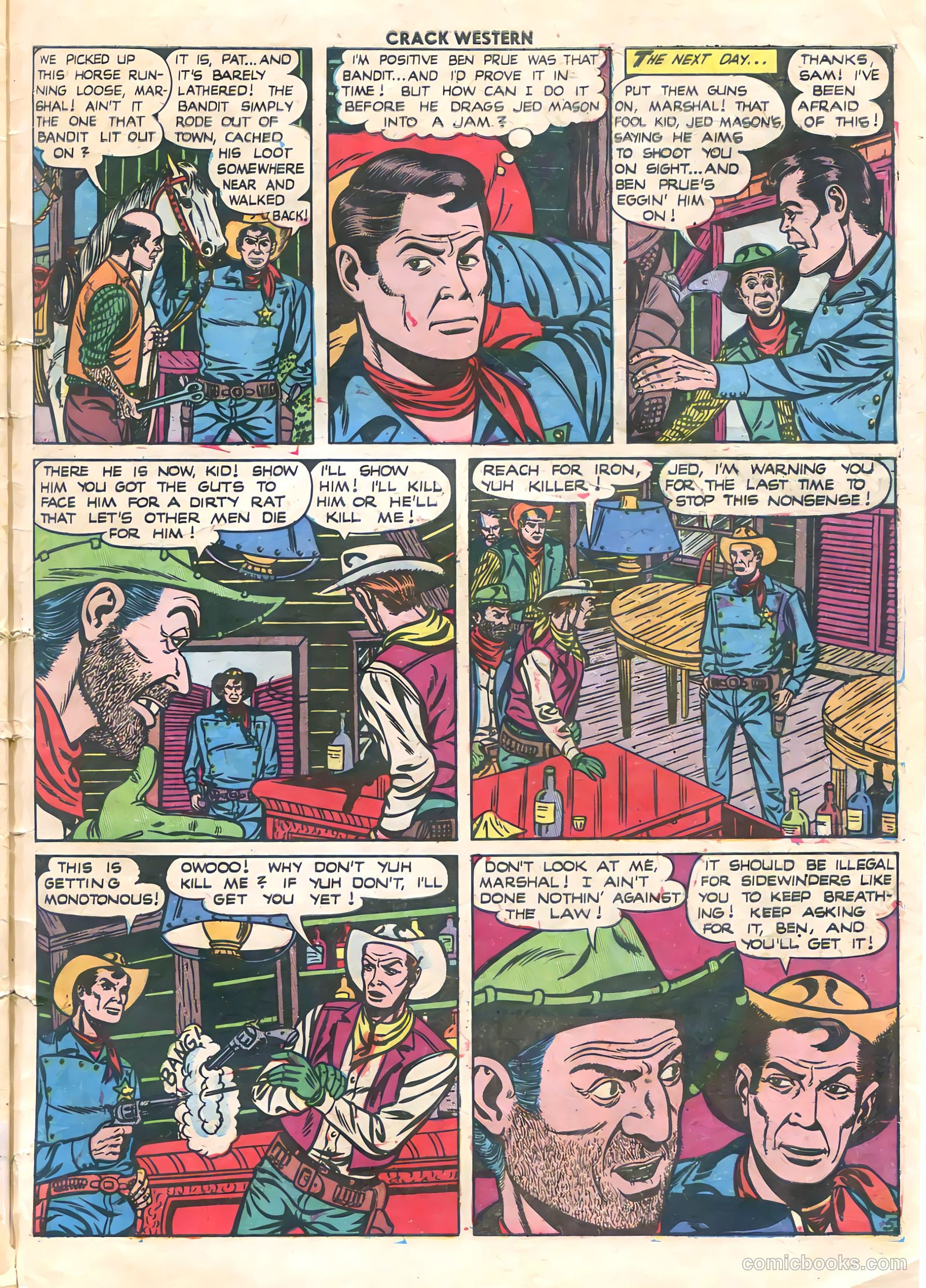 Crack Western #75 (1951) — page 32 of 37