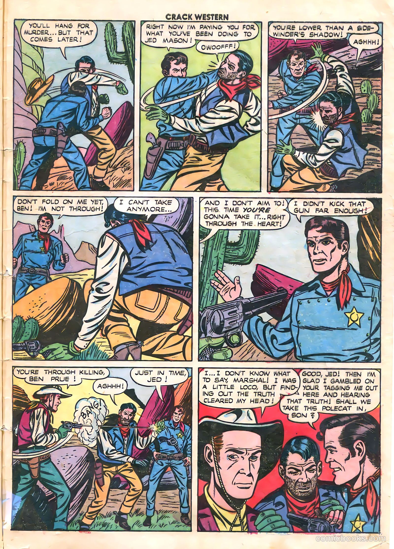 Crack Western #75 (1951) — page 34 of 37
