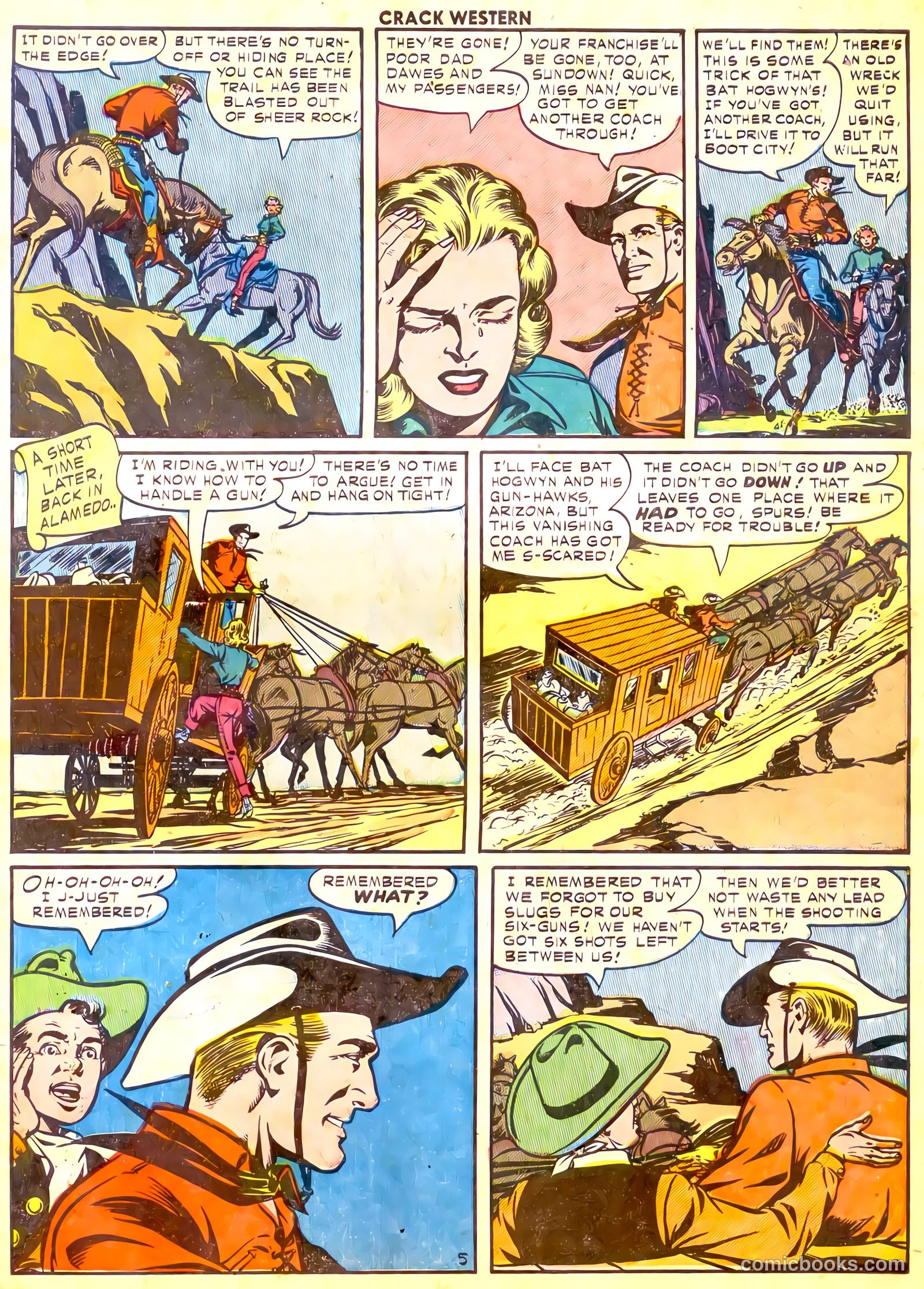 Crack Western #76 (1952) — page 7 of 36