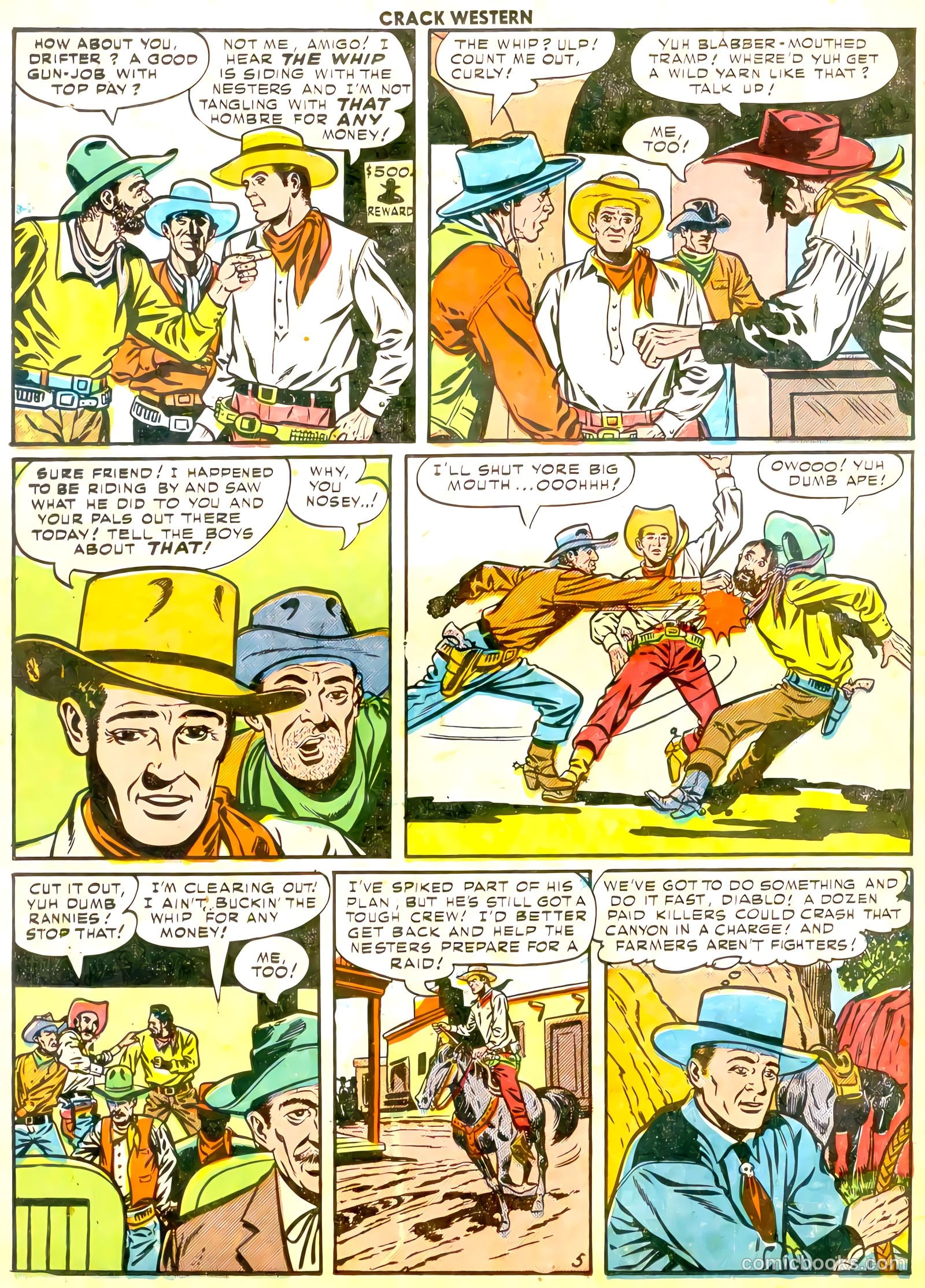 Crack Western #76 (1952) — page 22 of 36