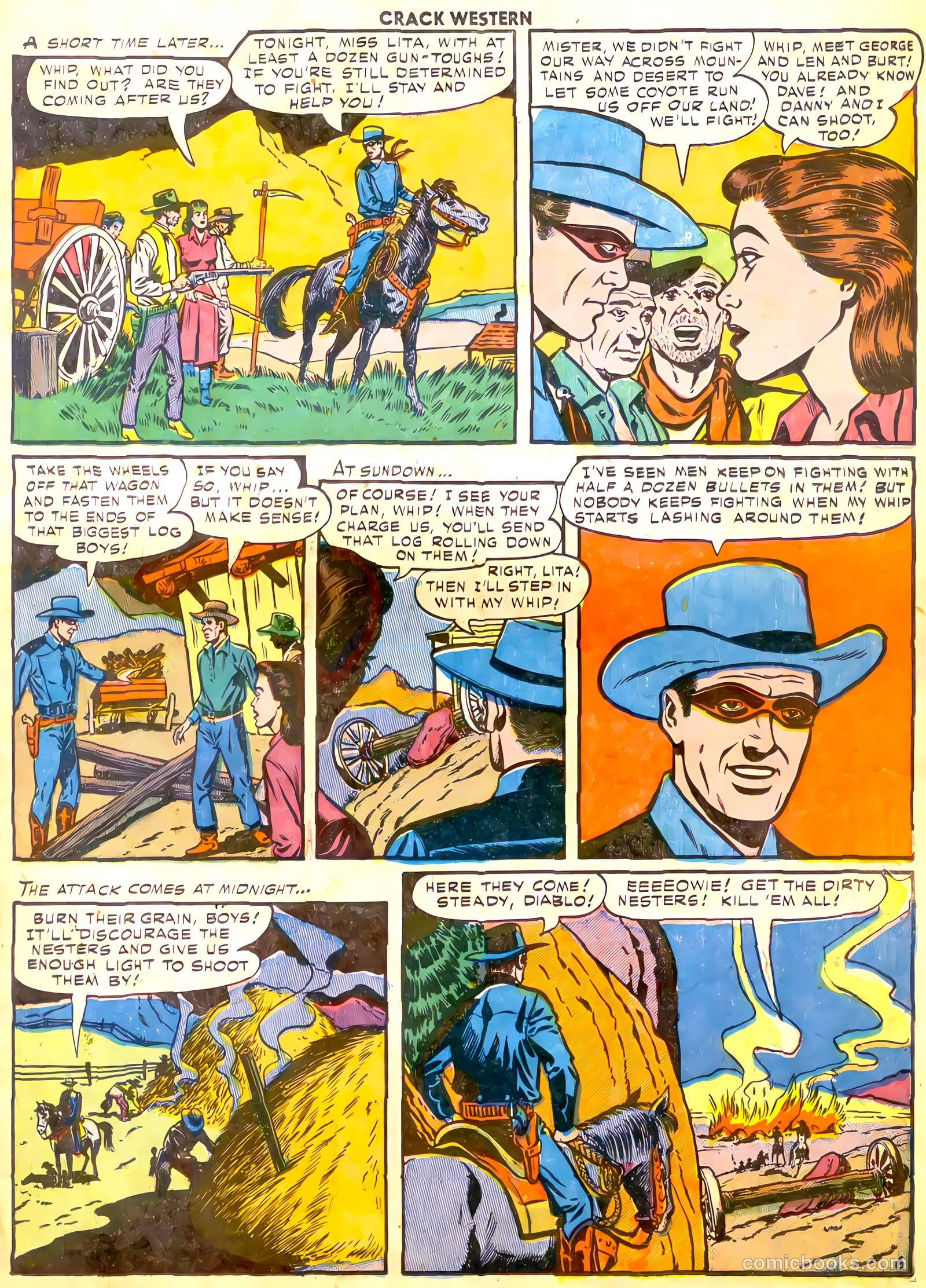 Crack Western #76 (1952) — page 23 of 36
