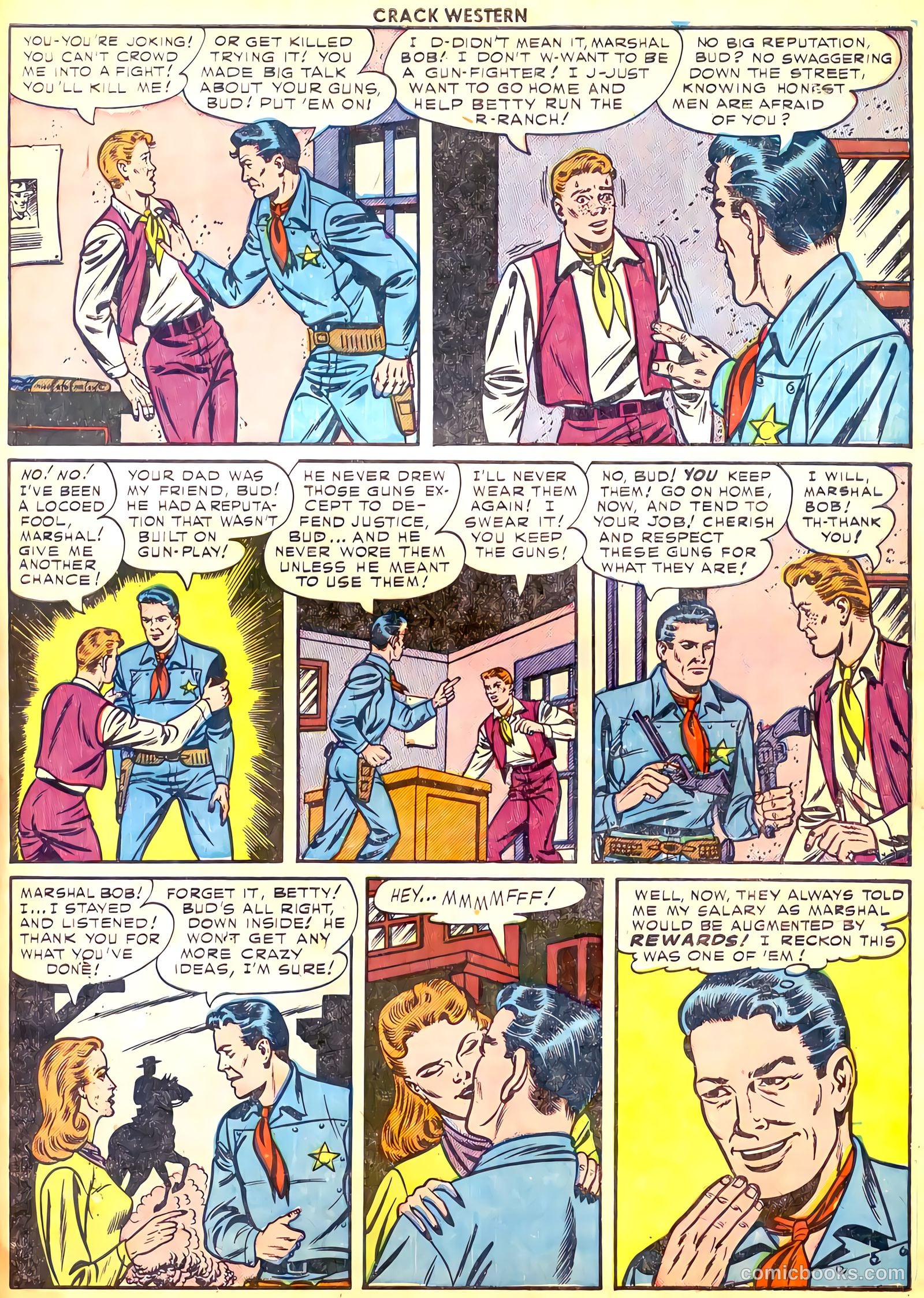Crack Western #76 (1952) — page 33 of 36