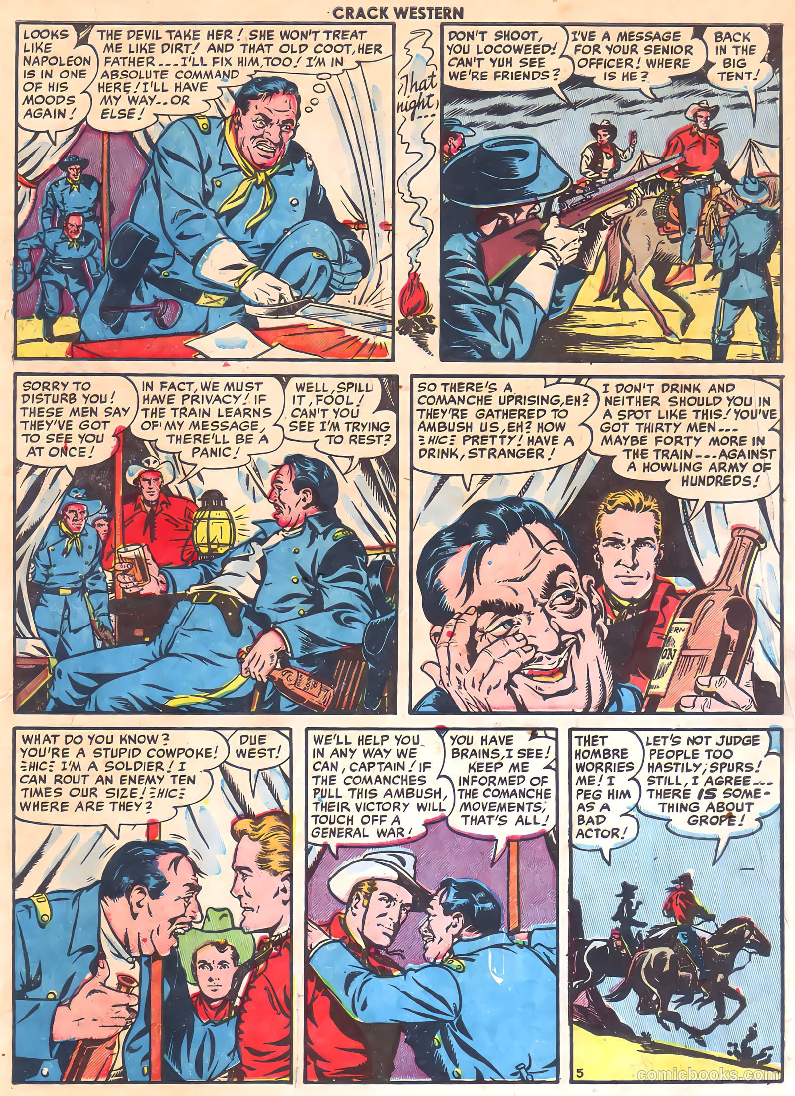 Crack Western #77 (1952) — page 7 of 36
