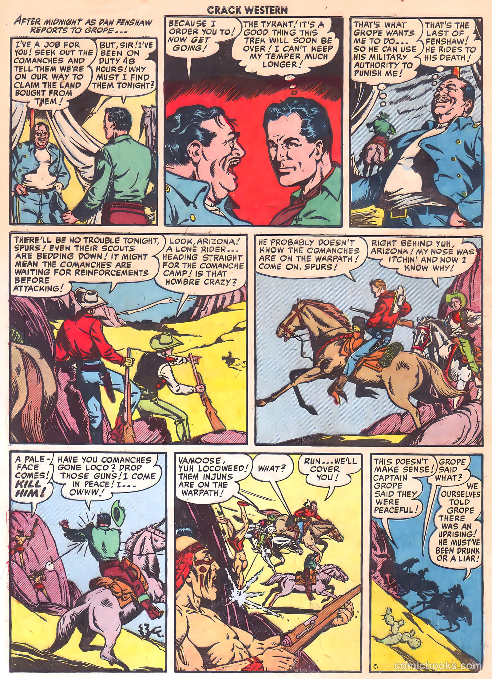 Crack Western #77 (1952) — page 8 of 36