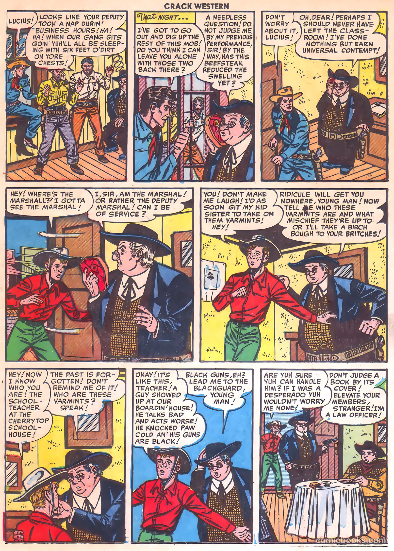 Crack Western #77 (1952) — page 21 of 36