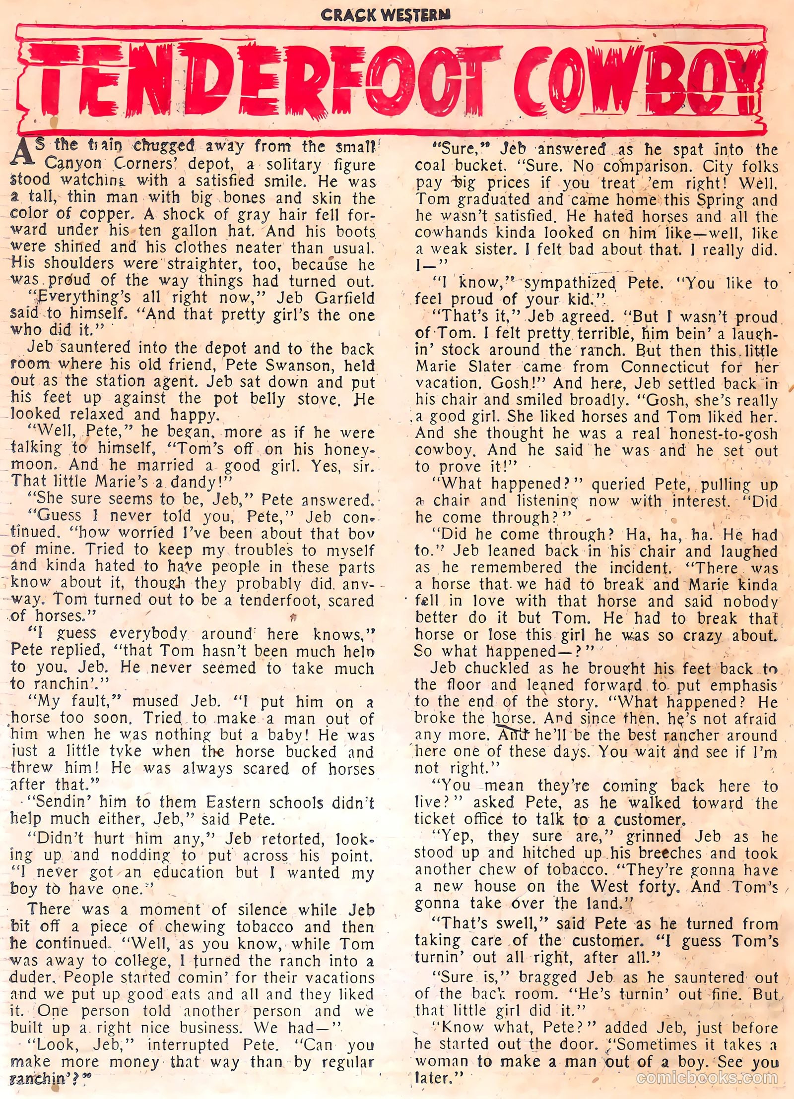 Crack Western #77 (1952) — page 26 of 36