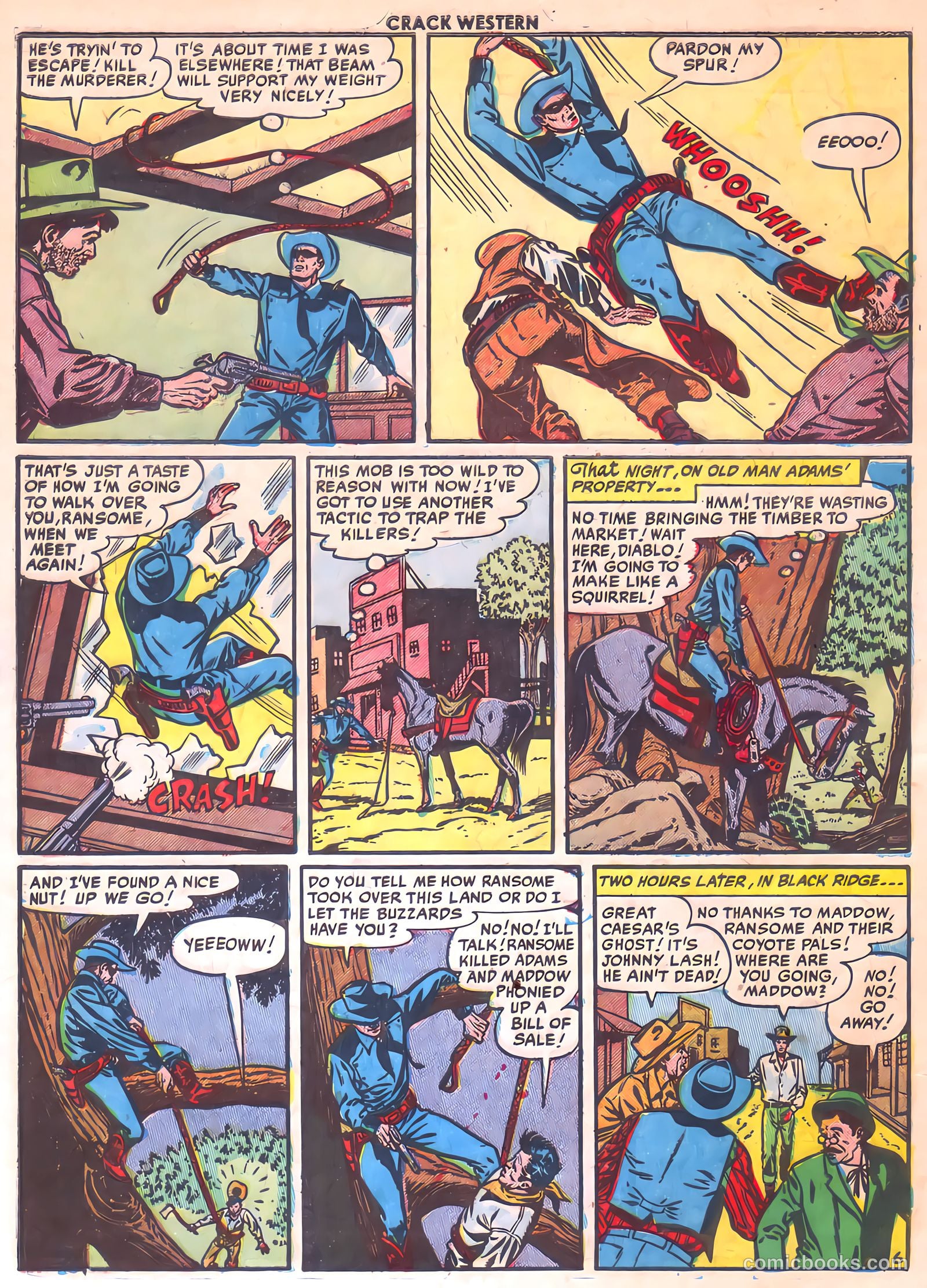 Crack Western #77 (1952) — page 32 of 36