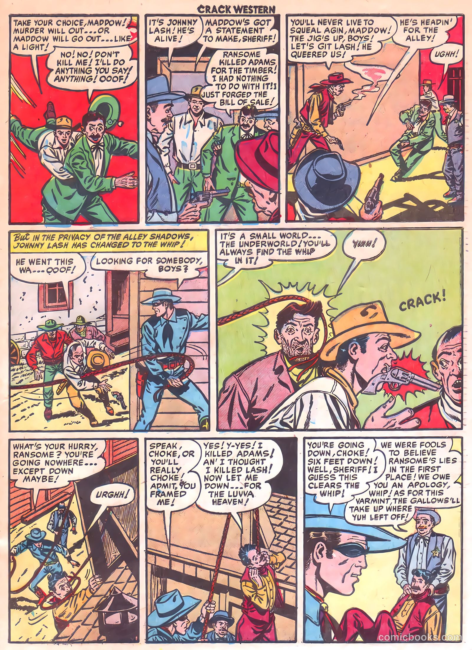 Crack Western #77 (1952) — page 33 of 36