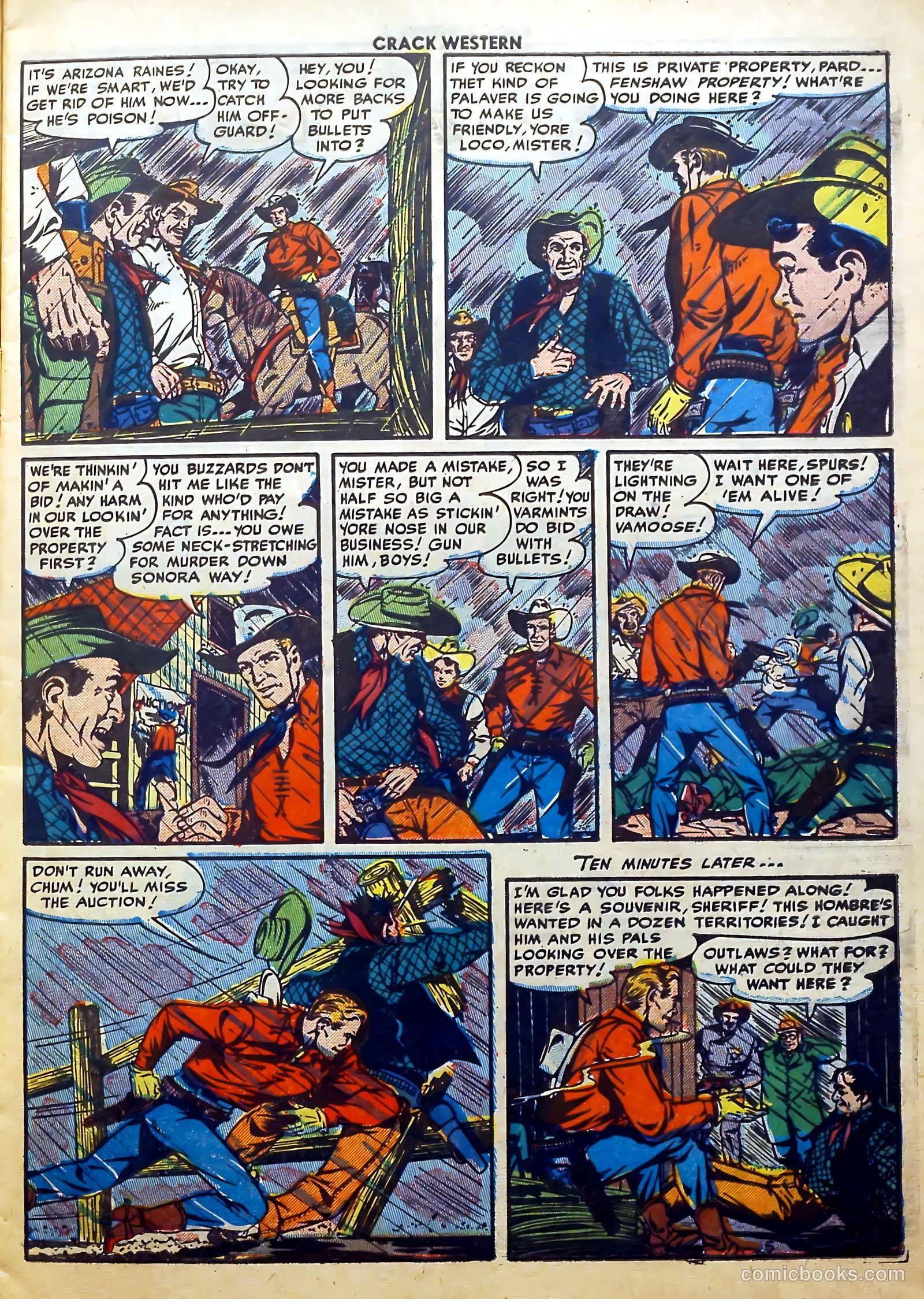 Crack Western #78 (1952) — page 7 of 36