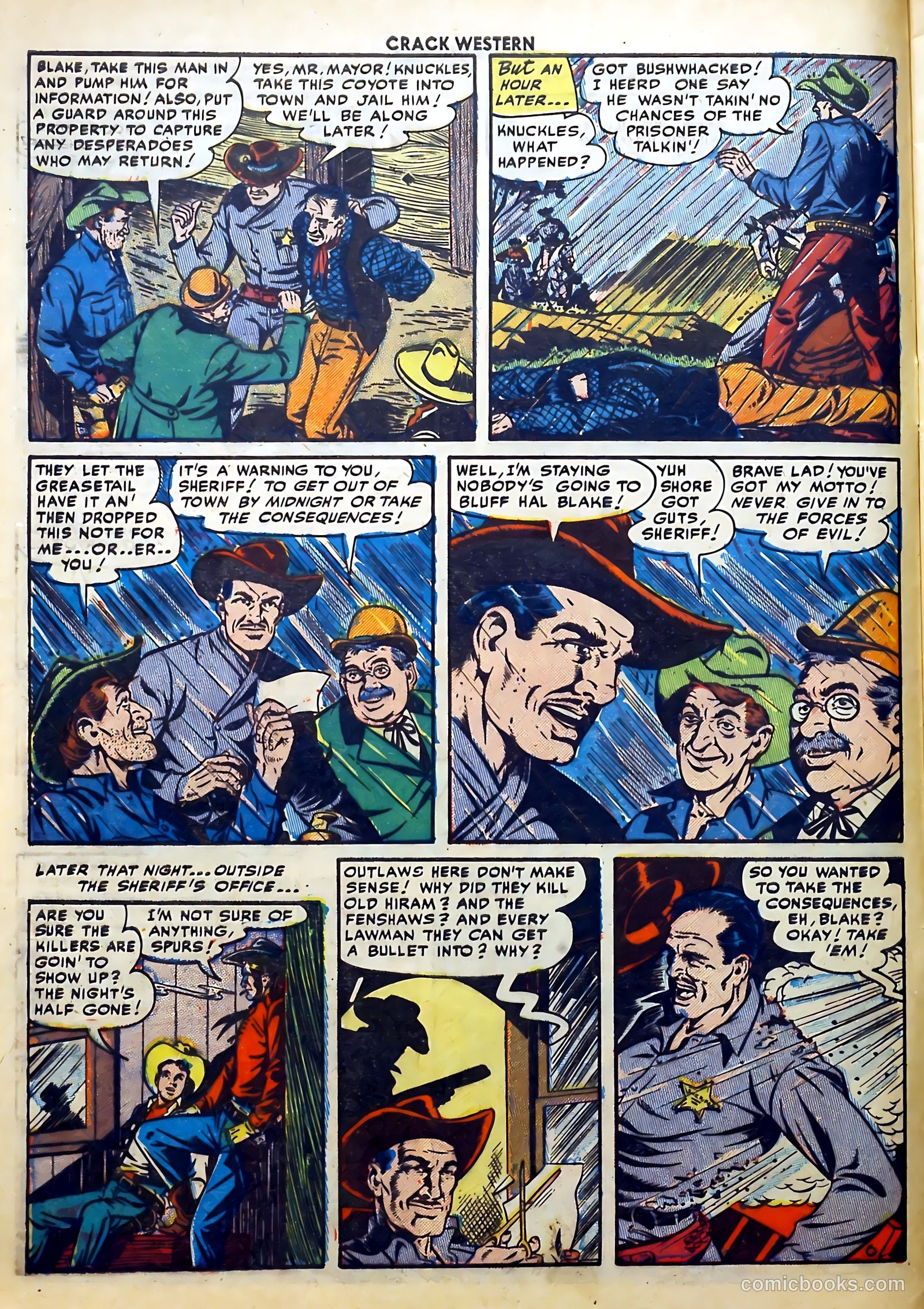 Crack Western #78 (1952) — page 8 of 36