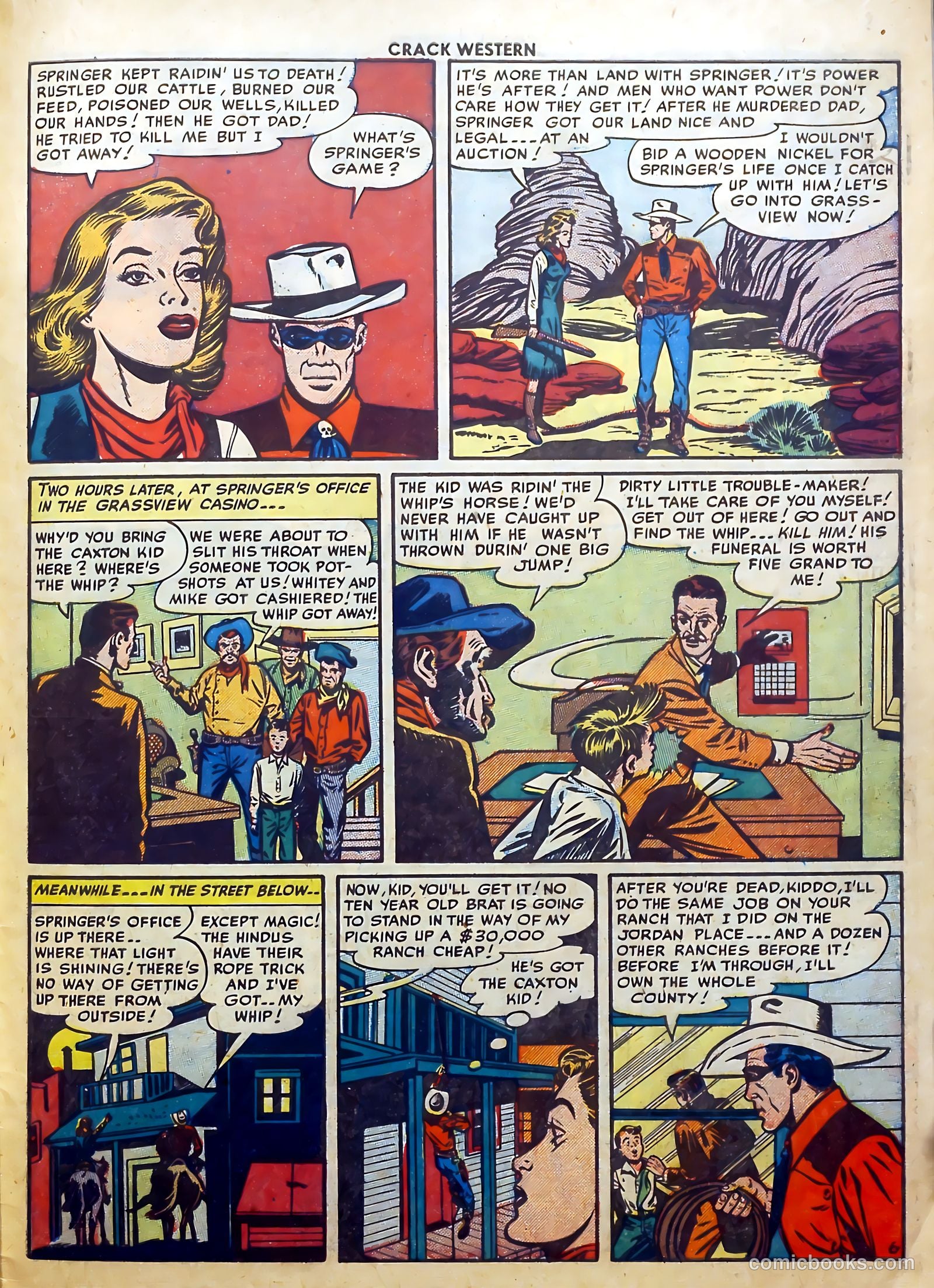 Crack Western #78 (1952) — page 31 of 36