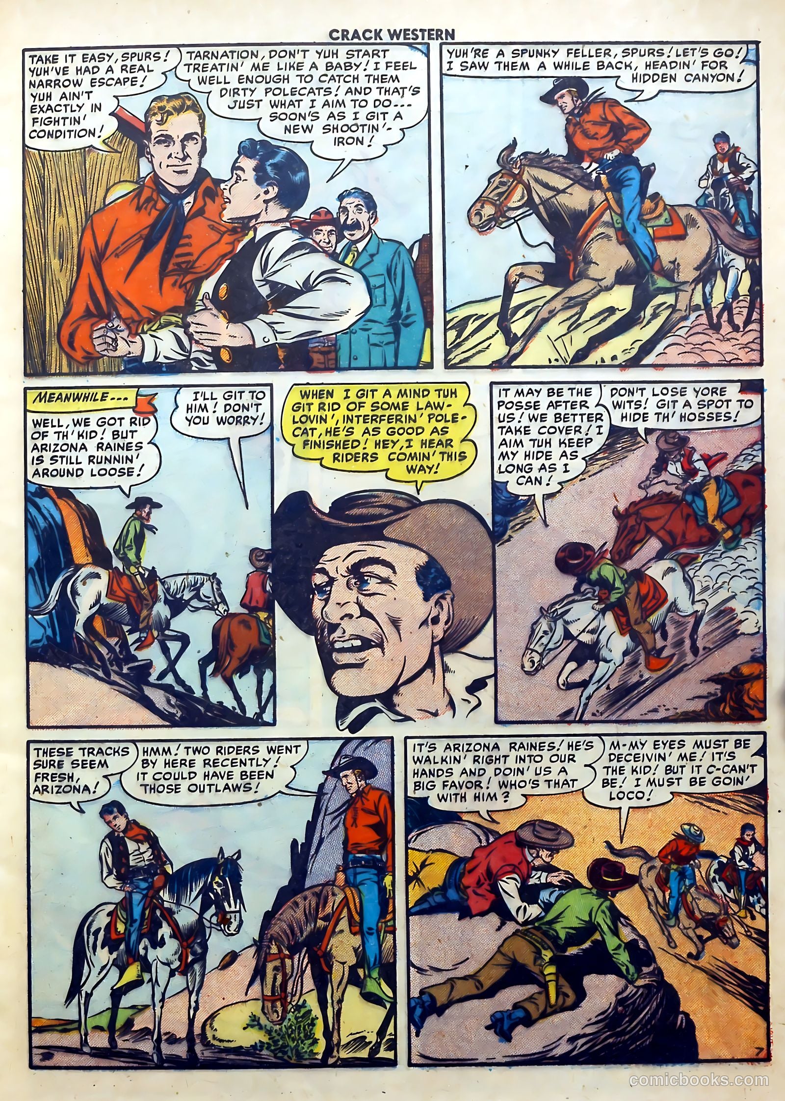 Crack Western #79 (1952) — page 9 of 37