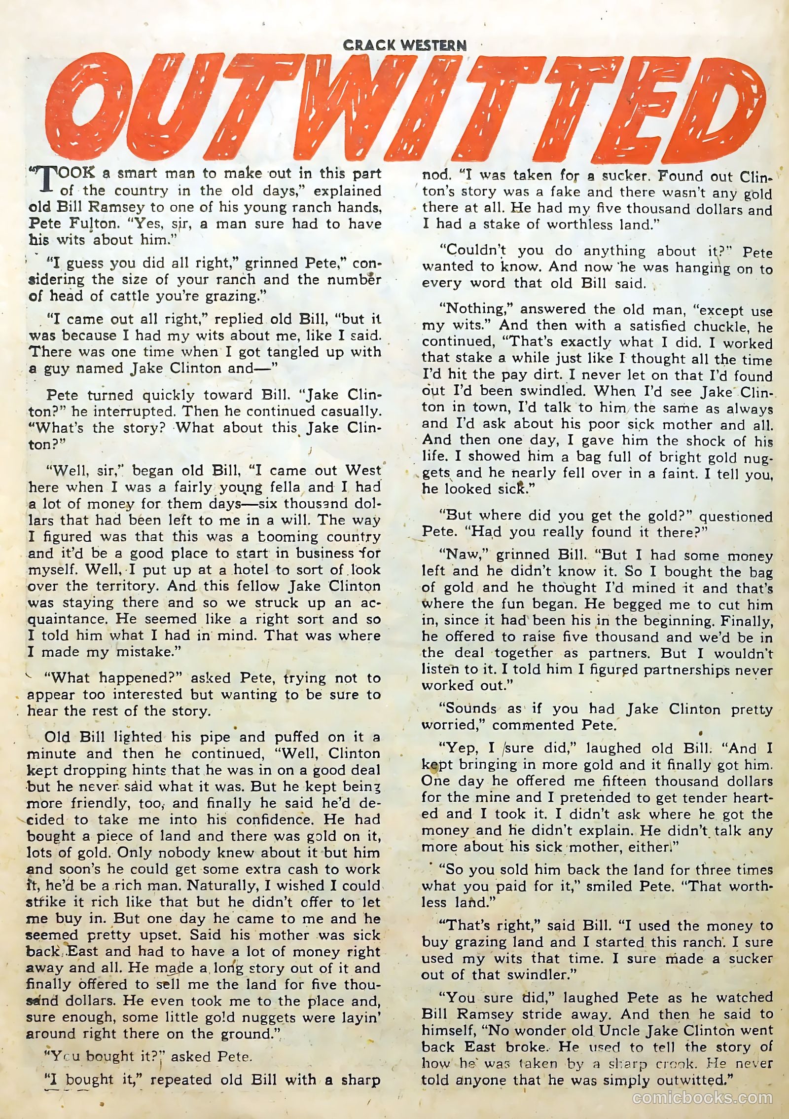 Crack Western #79 (1952) — page 26 of 37