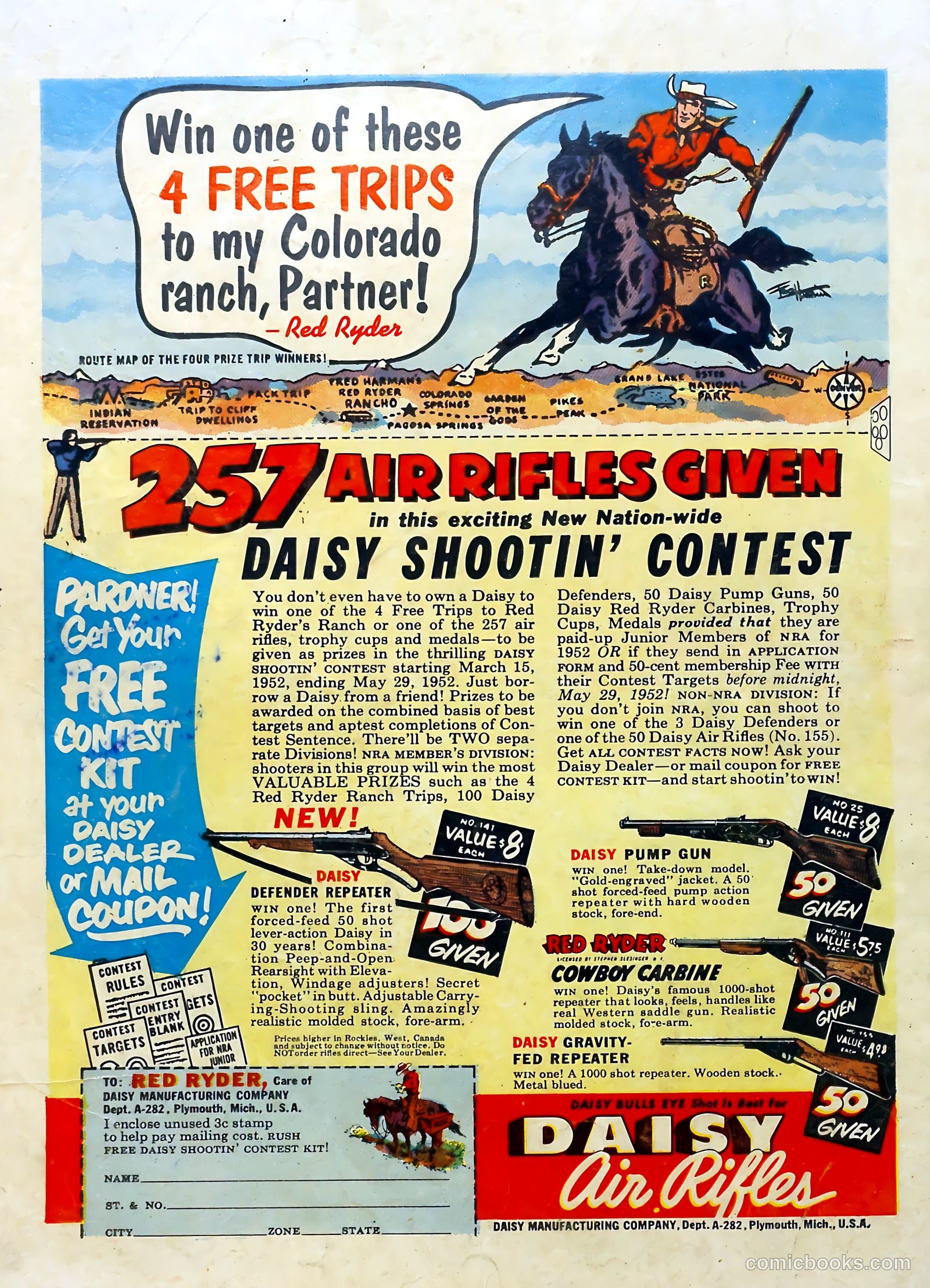 Crack Western #79 (1952) — page 36 of 37