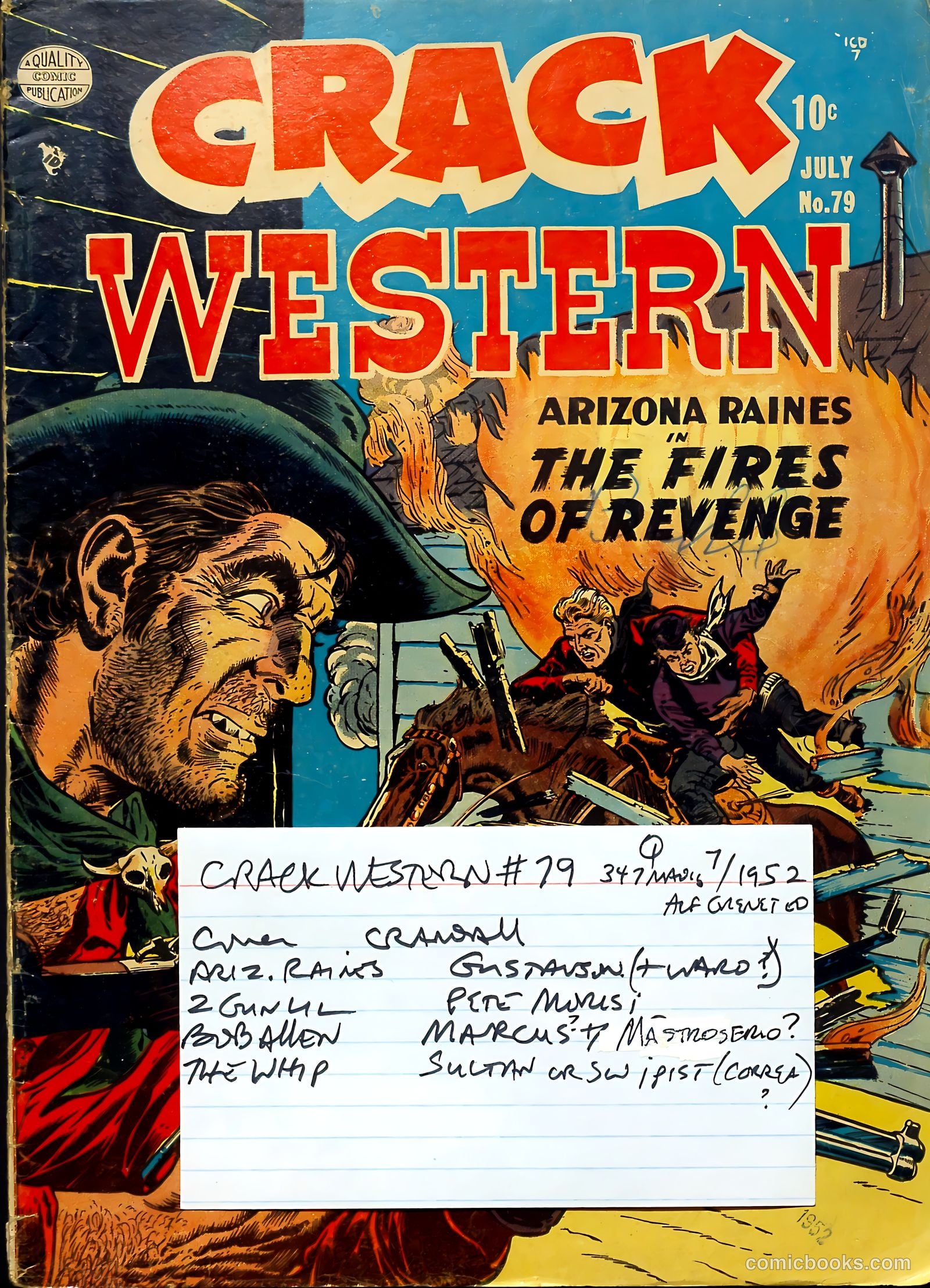 Crack Western #79 (1952) — page 37 of 37