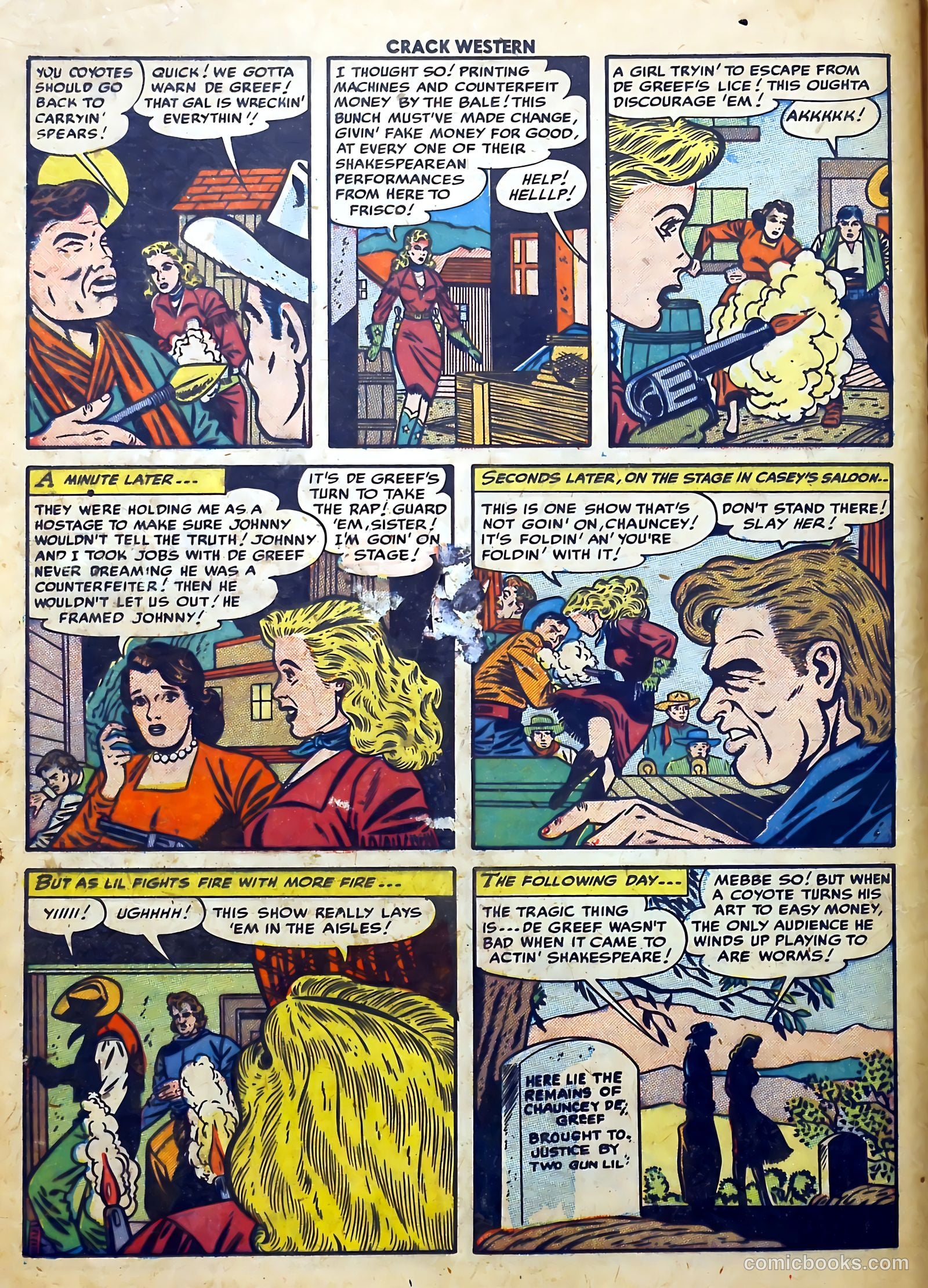 Crack Western #80 (1952) — page 16 of 37
