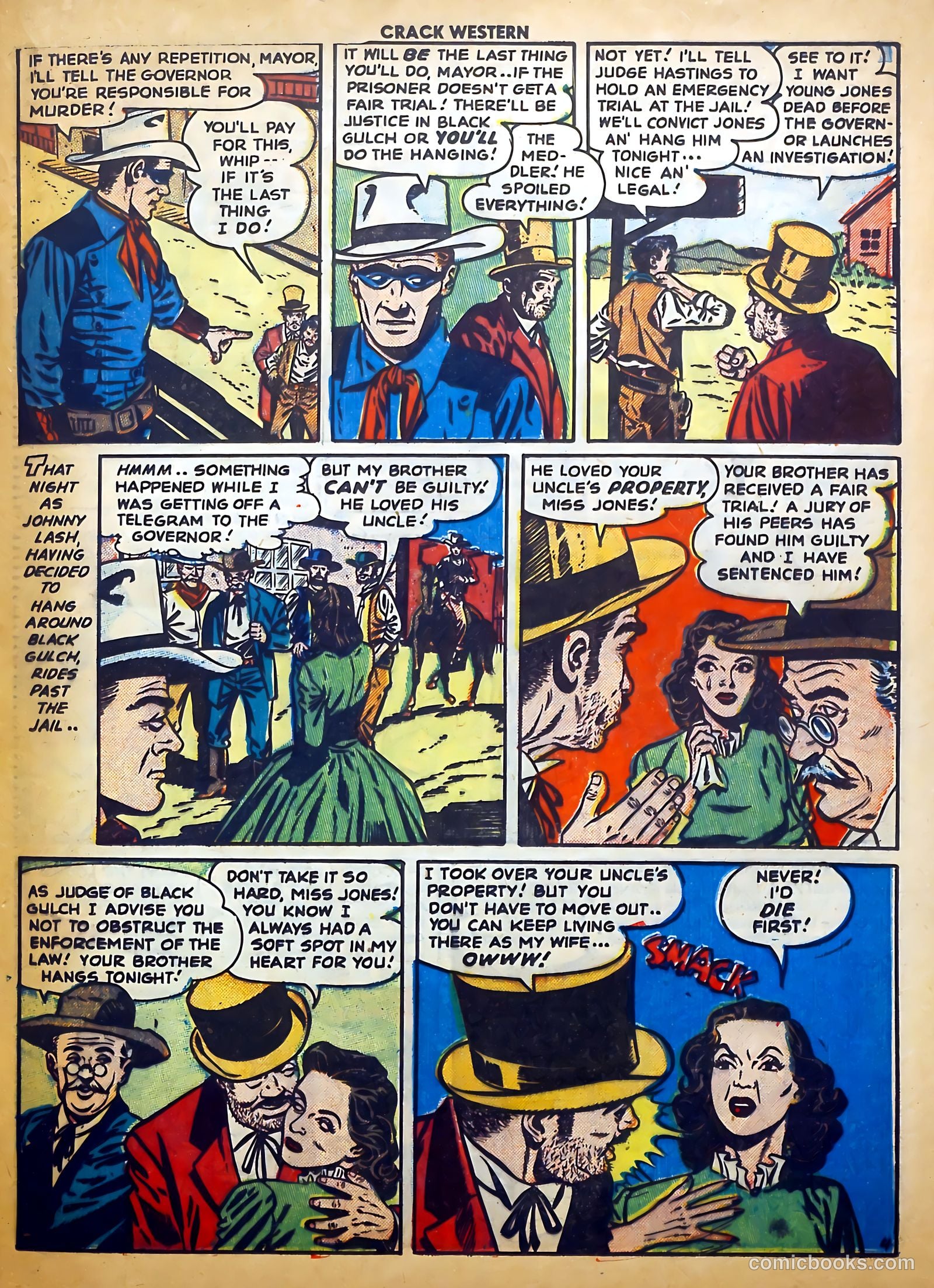 Crack Western #81 (1952) — page 21 of 37