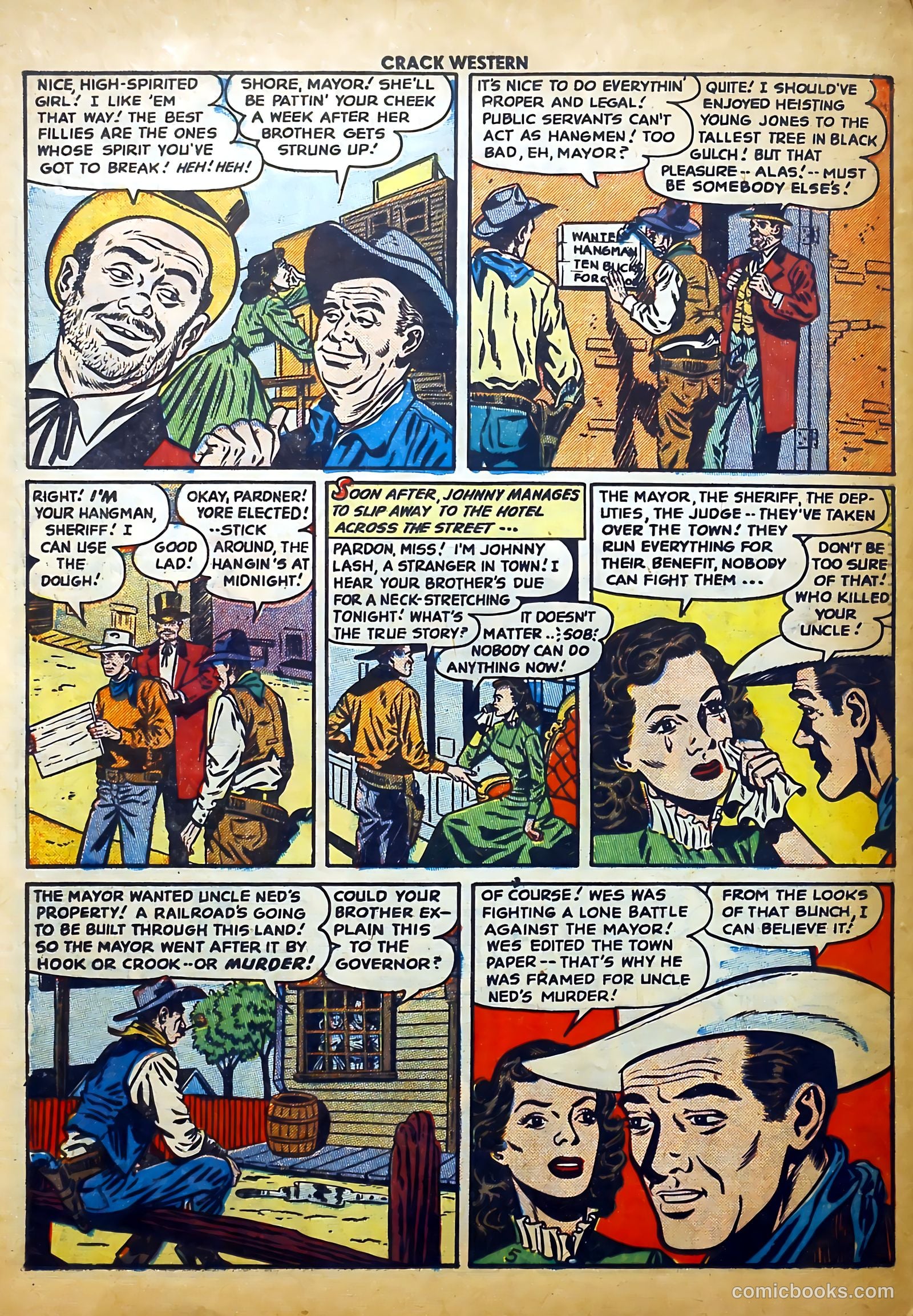 Crack Western #81 (1952) — page 22 of 37