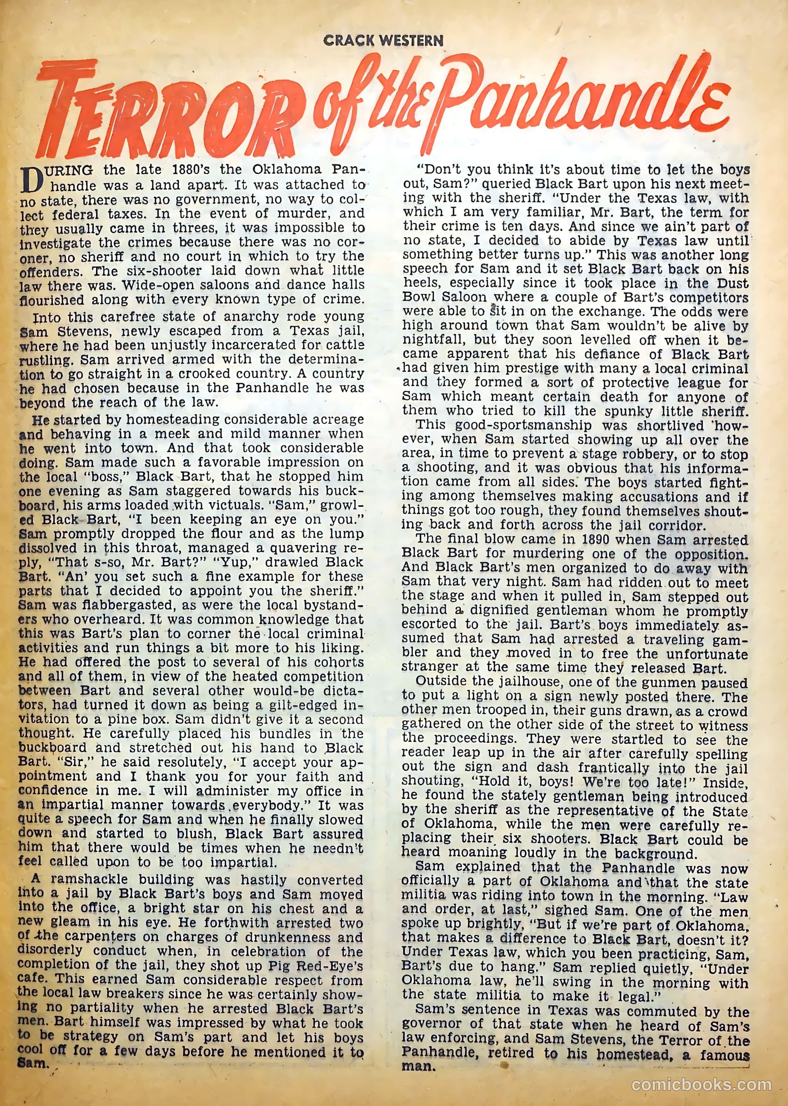 Crack Western #81 (1952) — page 25 of 37