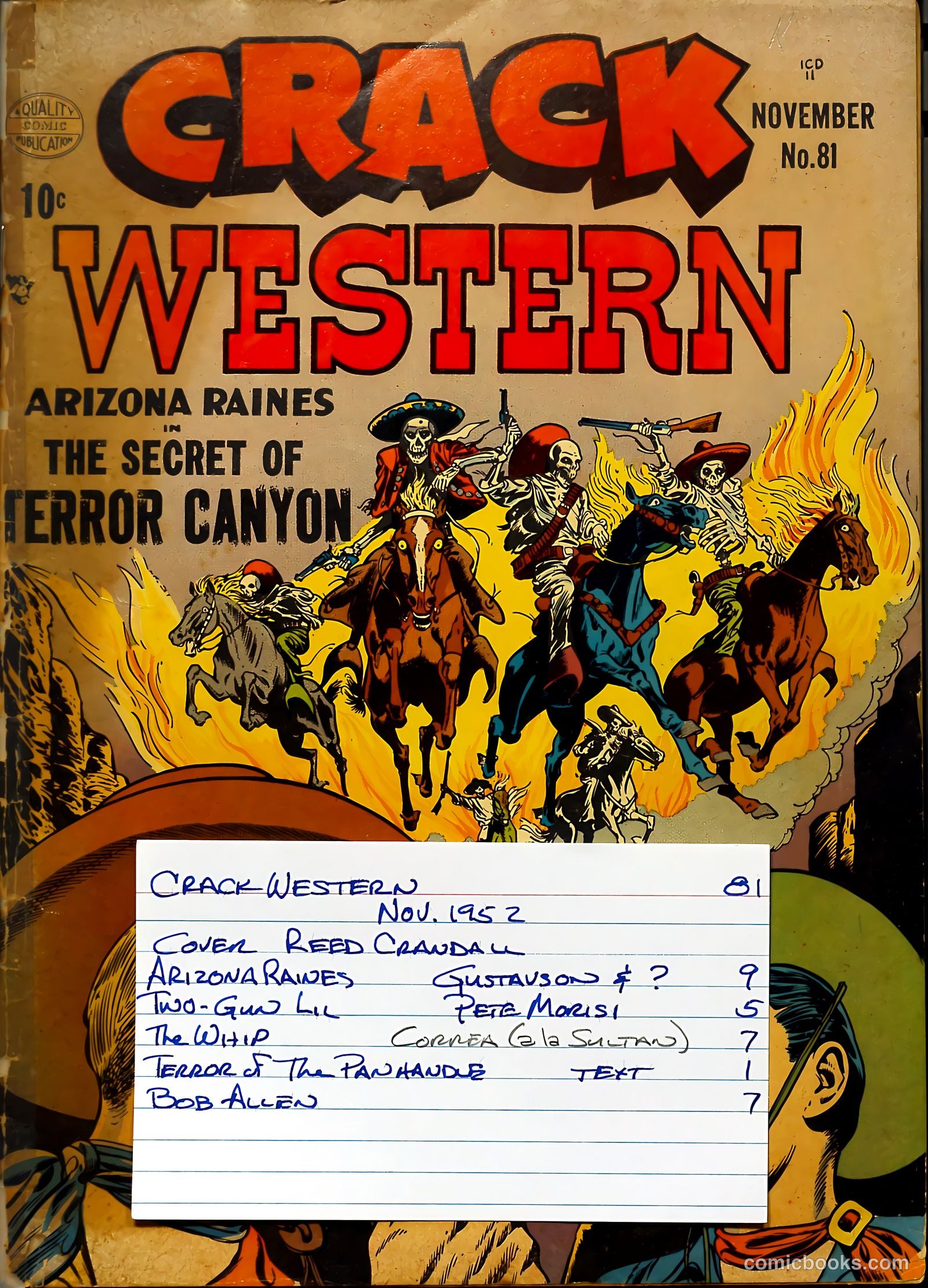 Crack Western #81 (1952) — page 37 of 37