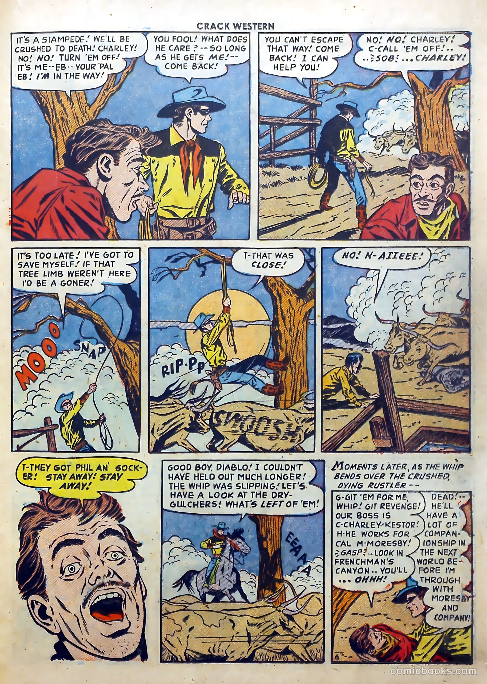 Crack Western #82 (1953) — page 23 of 36
