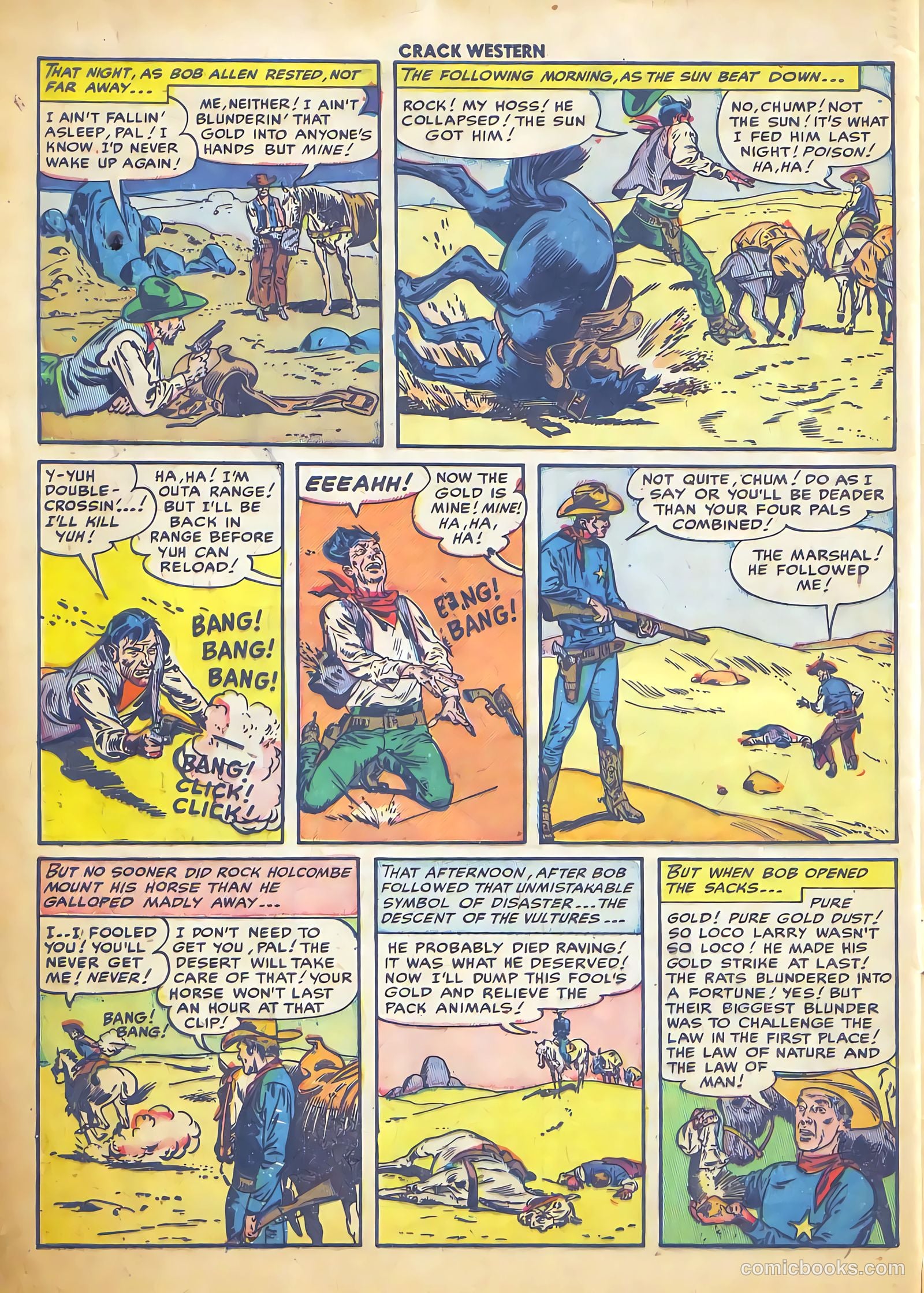 Crack Western #84 (1953) — page 32 of 36