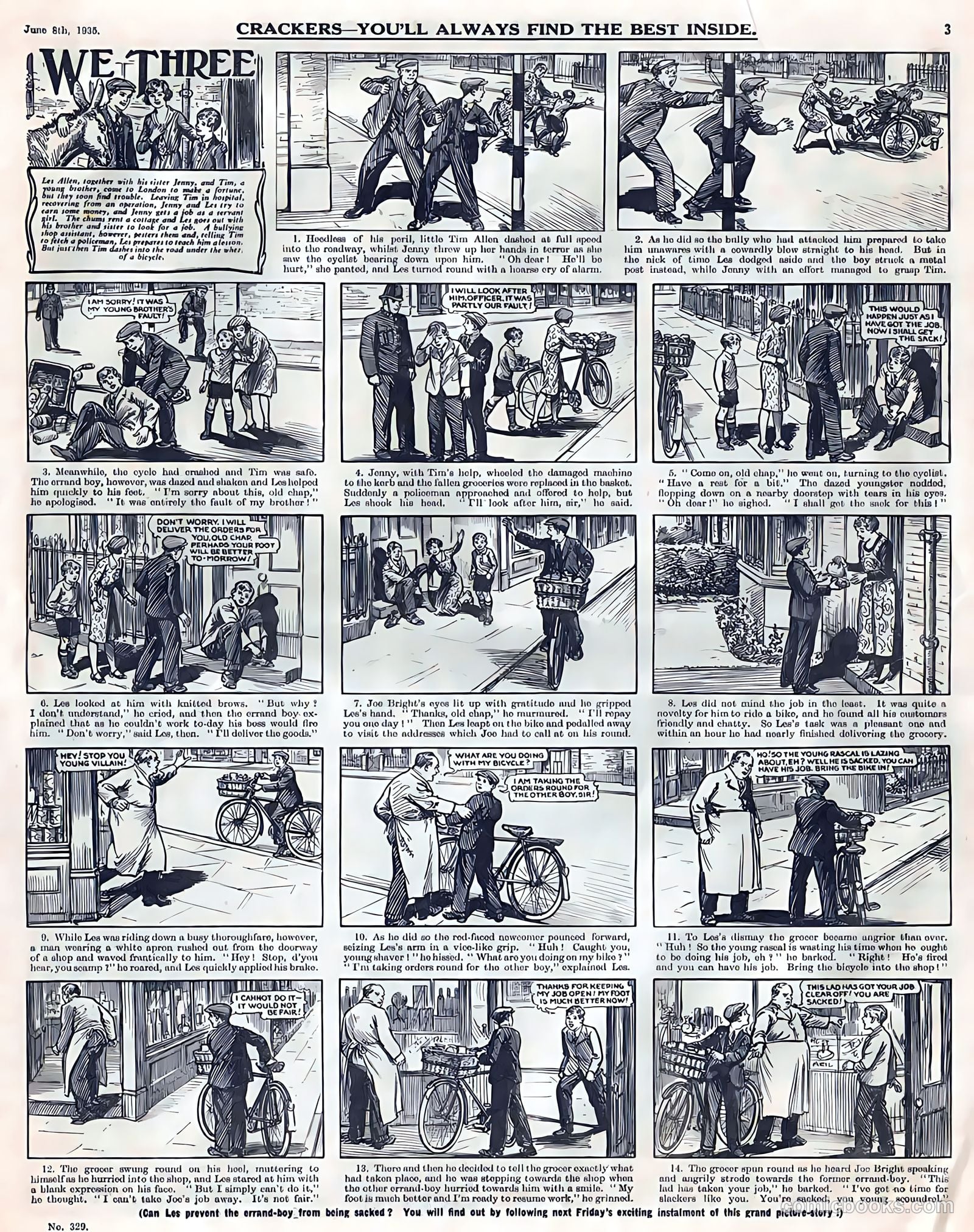 Crackers #329 (1935) — page 2 of 6