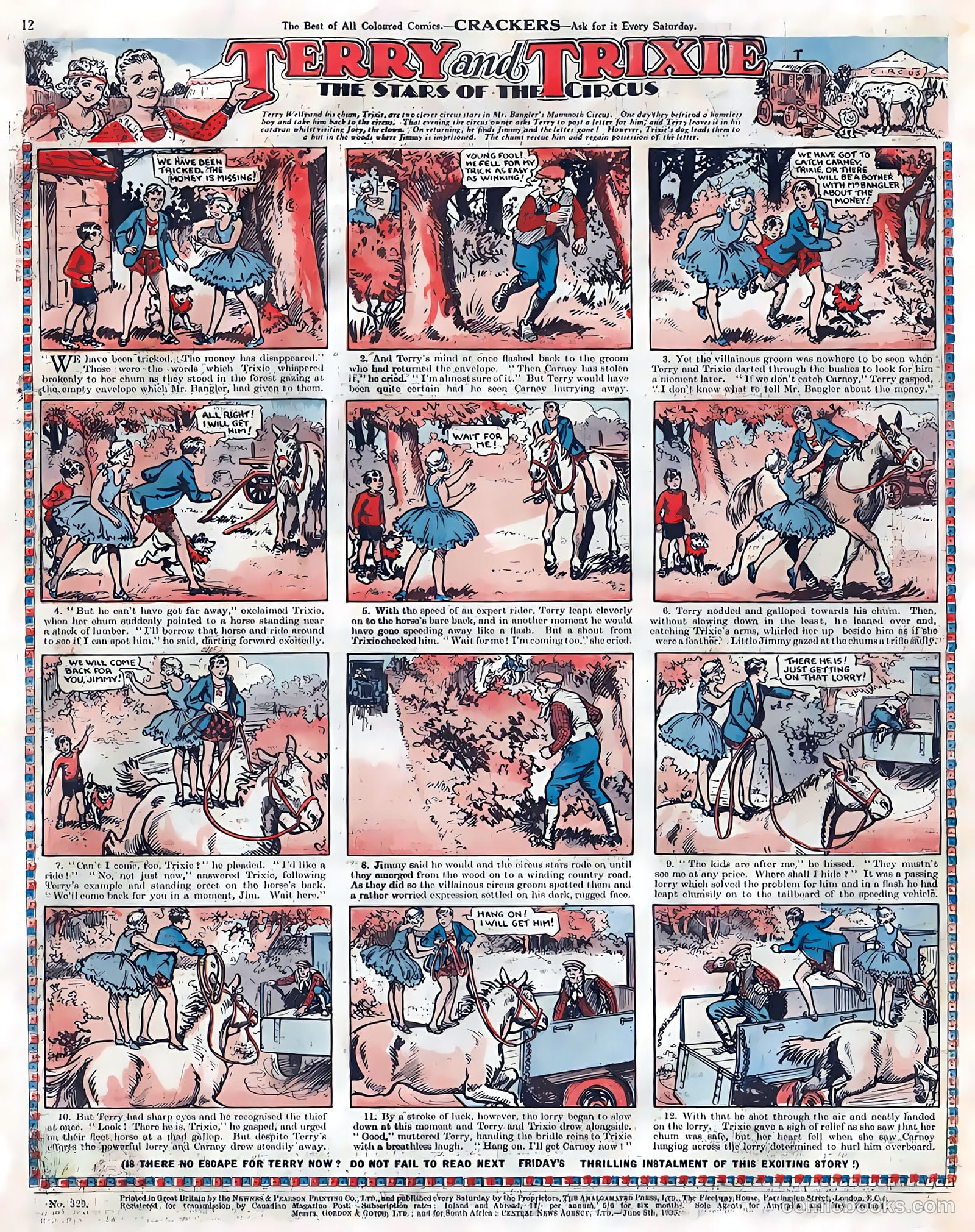 Crackers #329 (1935) — page 6 of 6
