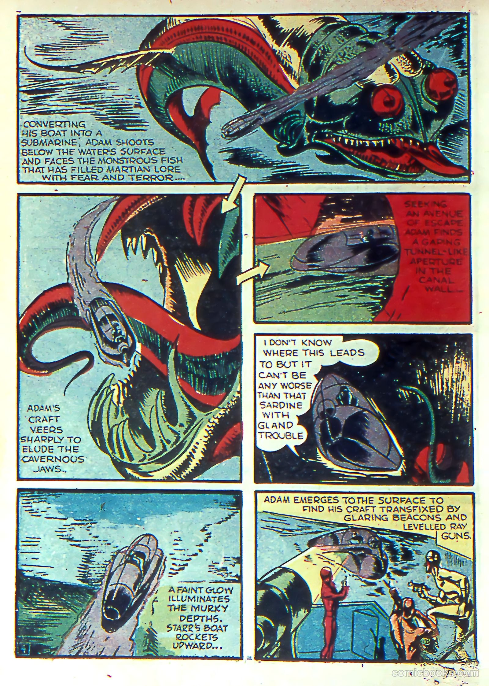 Crash Comics Adventures #3 (1940) — page 34 of 68