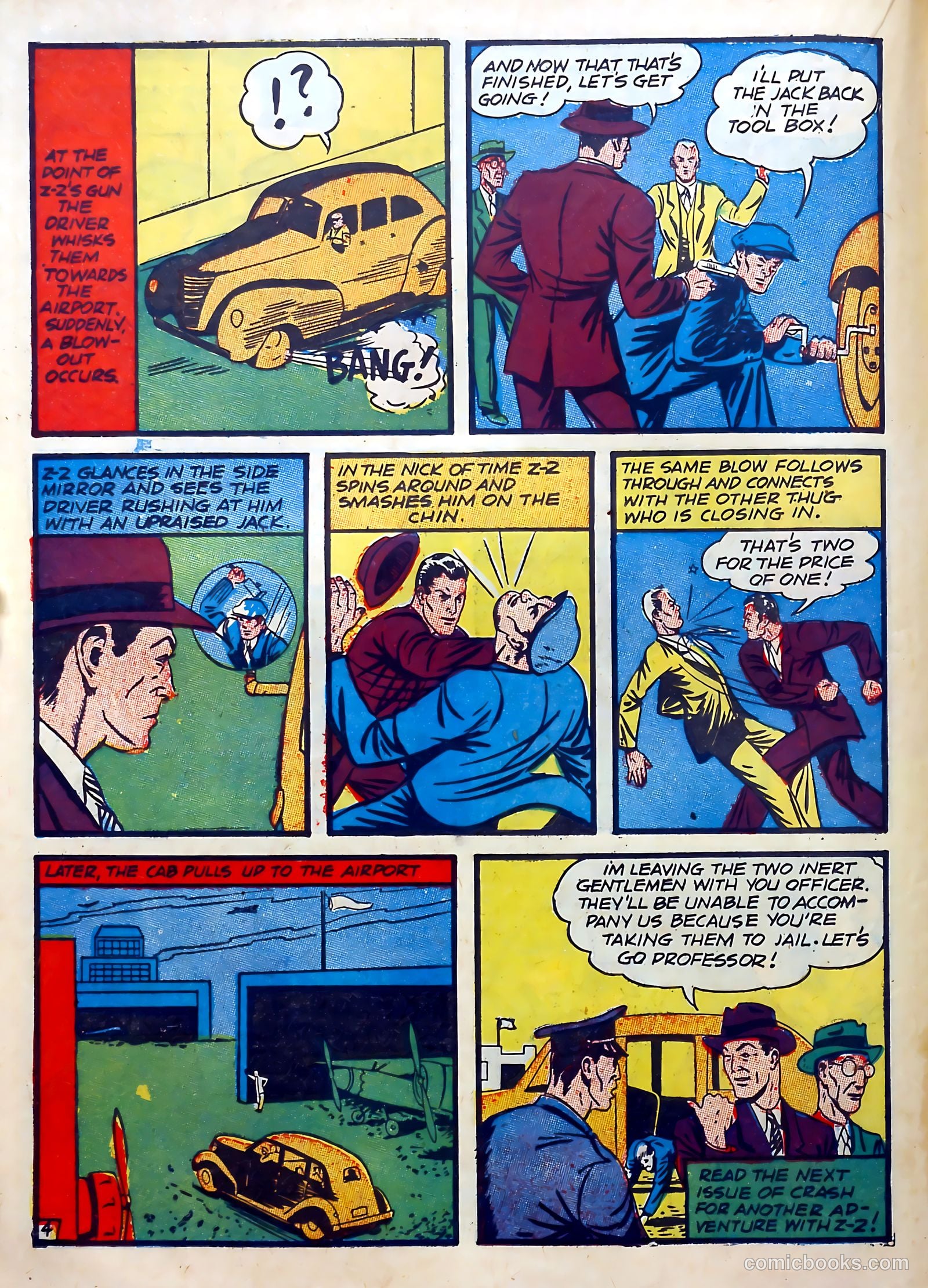 Crash Comics Adventures #4 (1940) — page 34 of 68